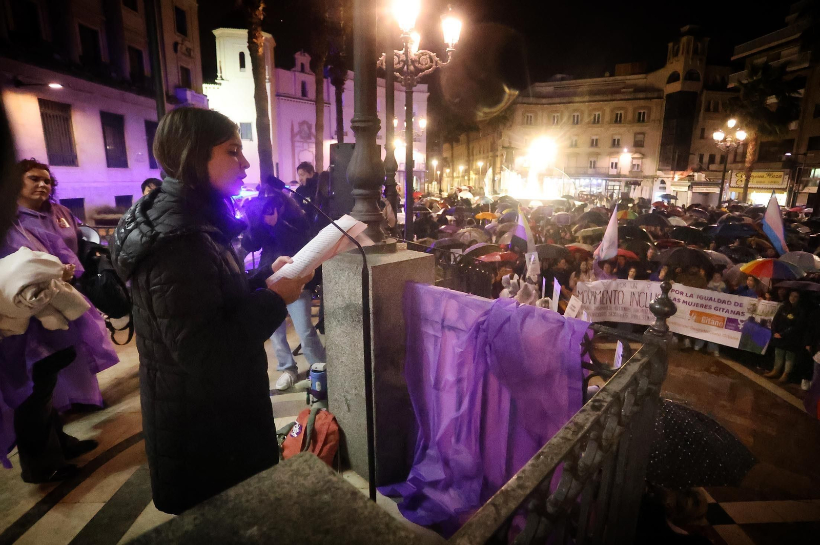 Imágenes de la manifestación del 8M en Huelva