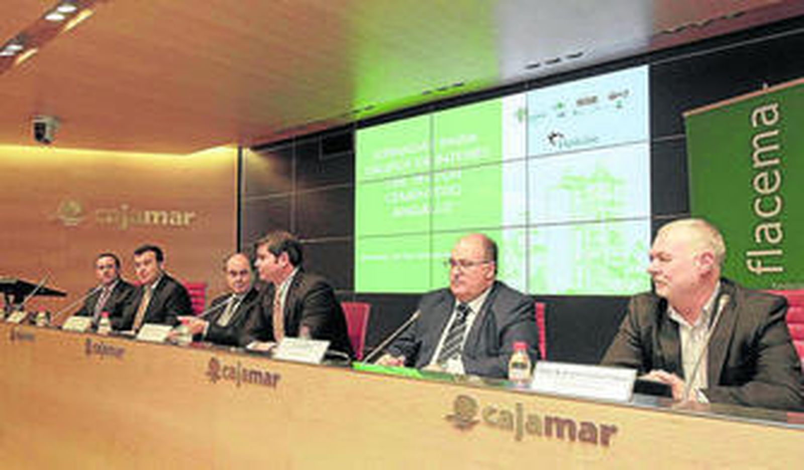 José García, Salvador Hernández, Manuel Soriano, Manuel Parejo, Eugenio Gonzálvez y Juan Jiménez.