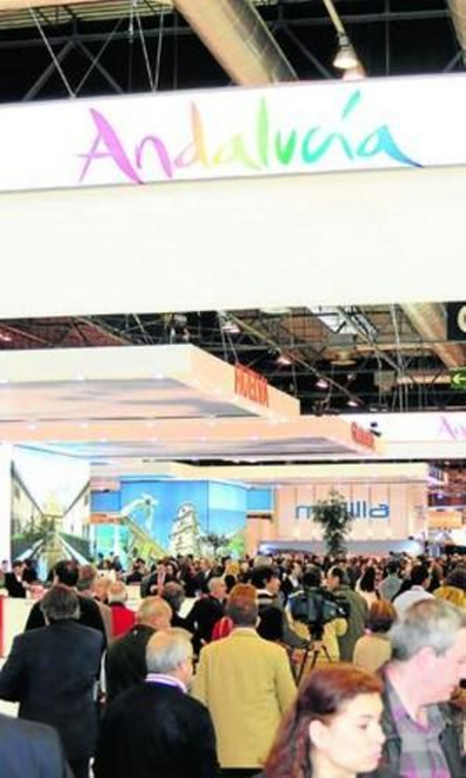 Imagen del expositor de Andalucía en Fitur.