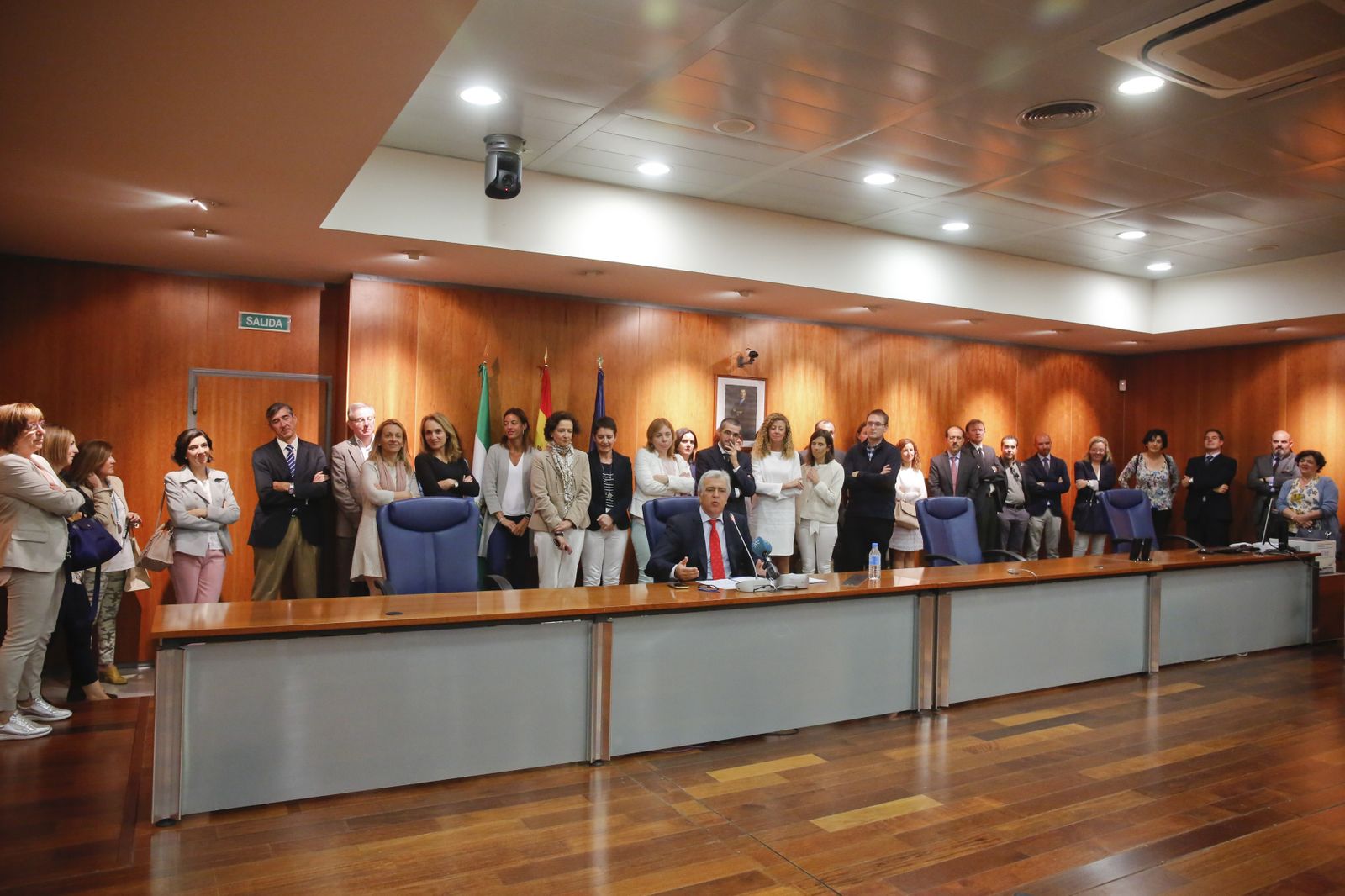 Jueces de lo Civil y letrados de la Administración de Justicia, junto al juez decano.