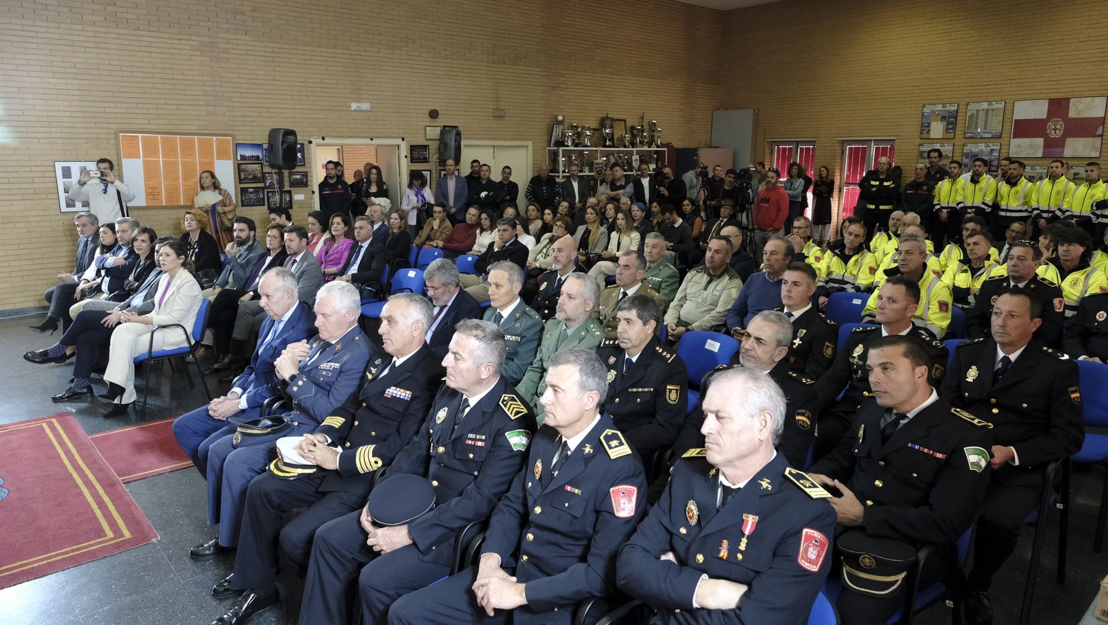 Imágenes del acto del patrón de los bomberos, San Juan de Dios. Almería