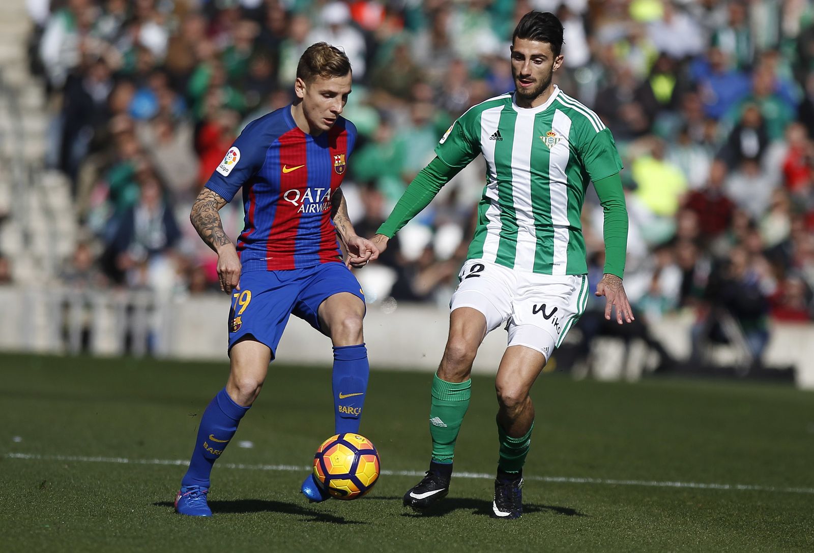 El Betis-Barcelona, en imágenes