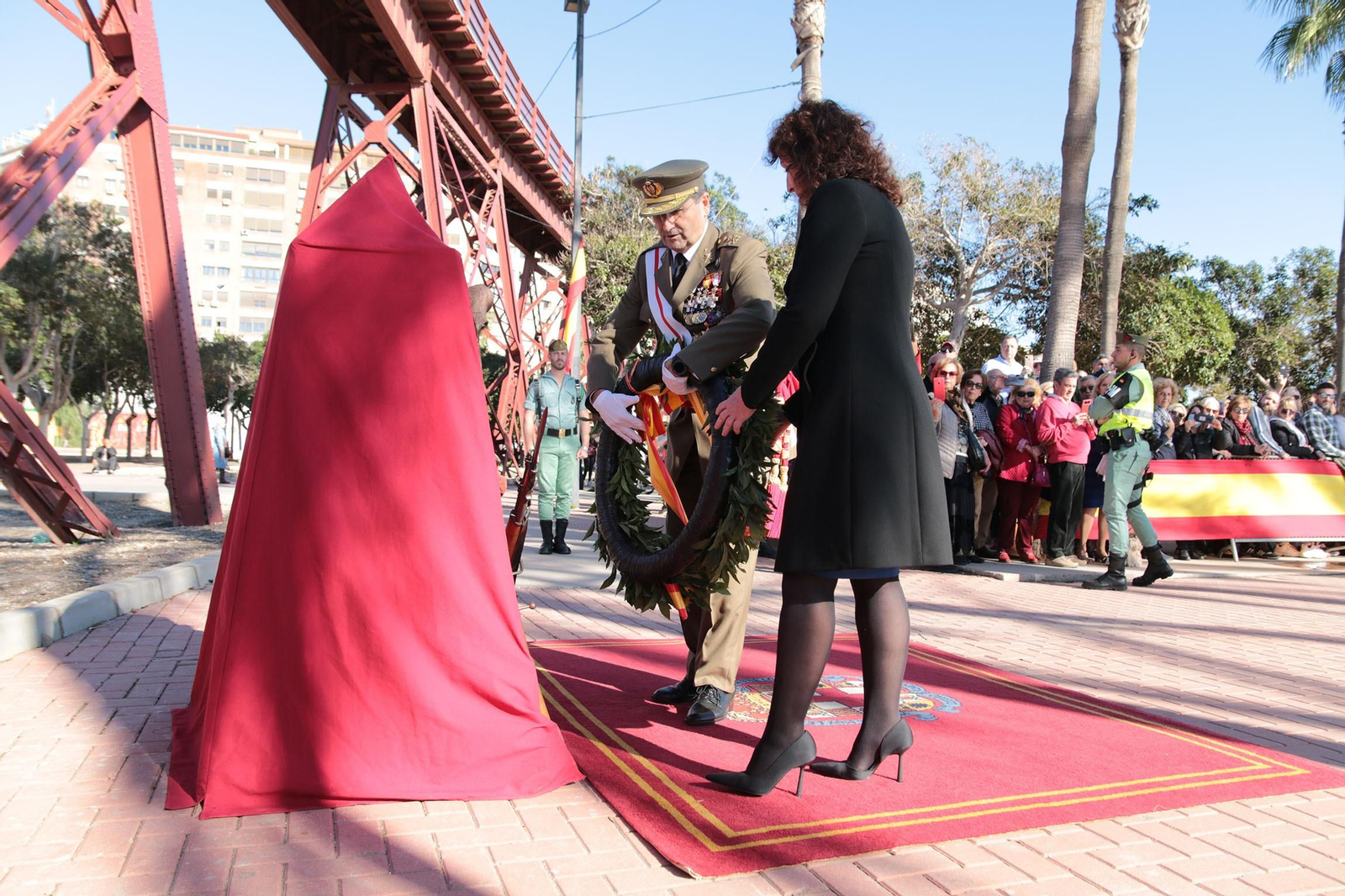 Jura de bandera civil en Las Almadrabillas