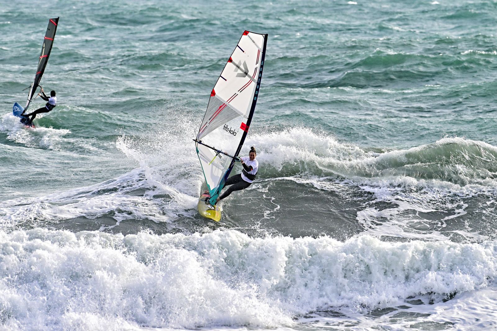 María Andrés en plena competición.
