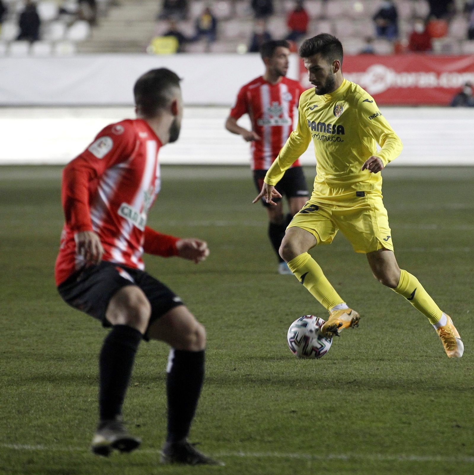 Un momento del Zamora-Villarreal