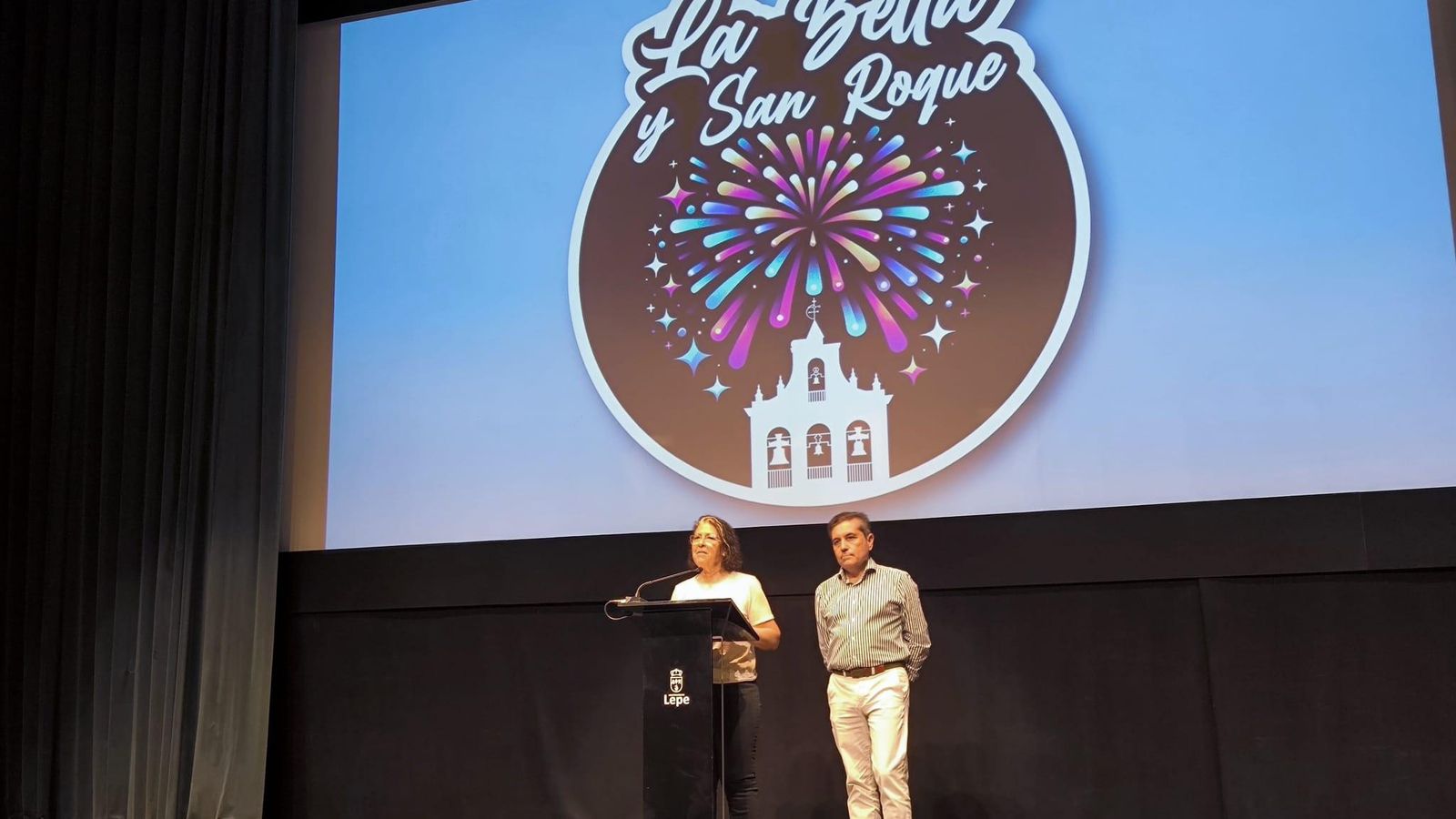 Mariana Otero y José Manuel Cortés en la presentación de la programación.