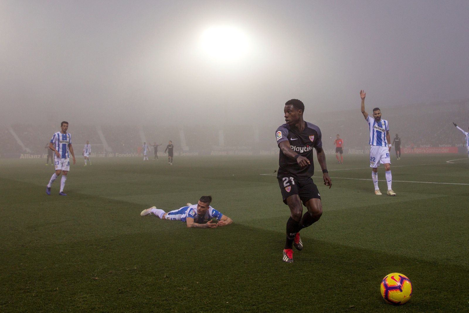 Las imágenes del Leganés-Sevilla