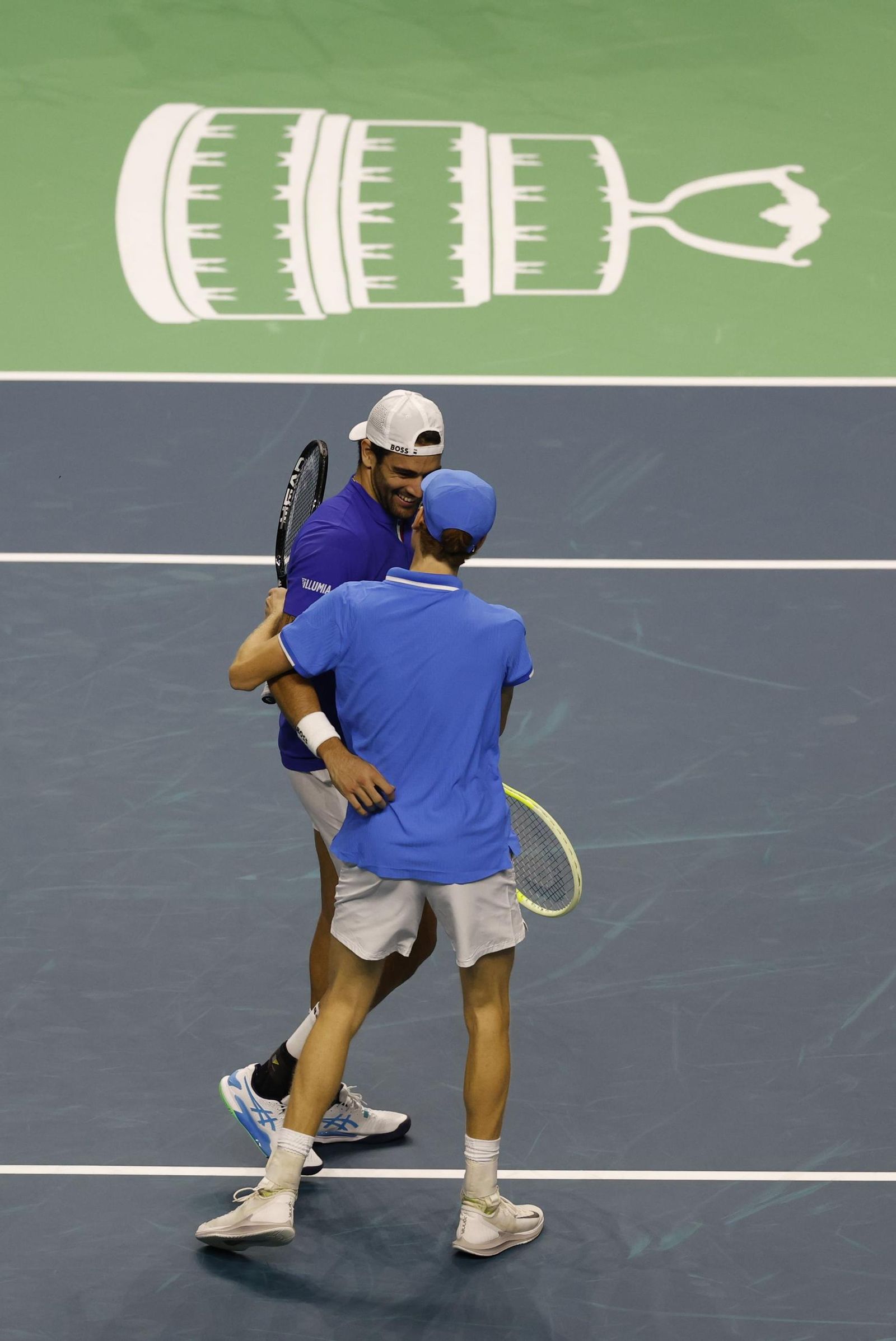 El doble Italia-Argentina, en fotos