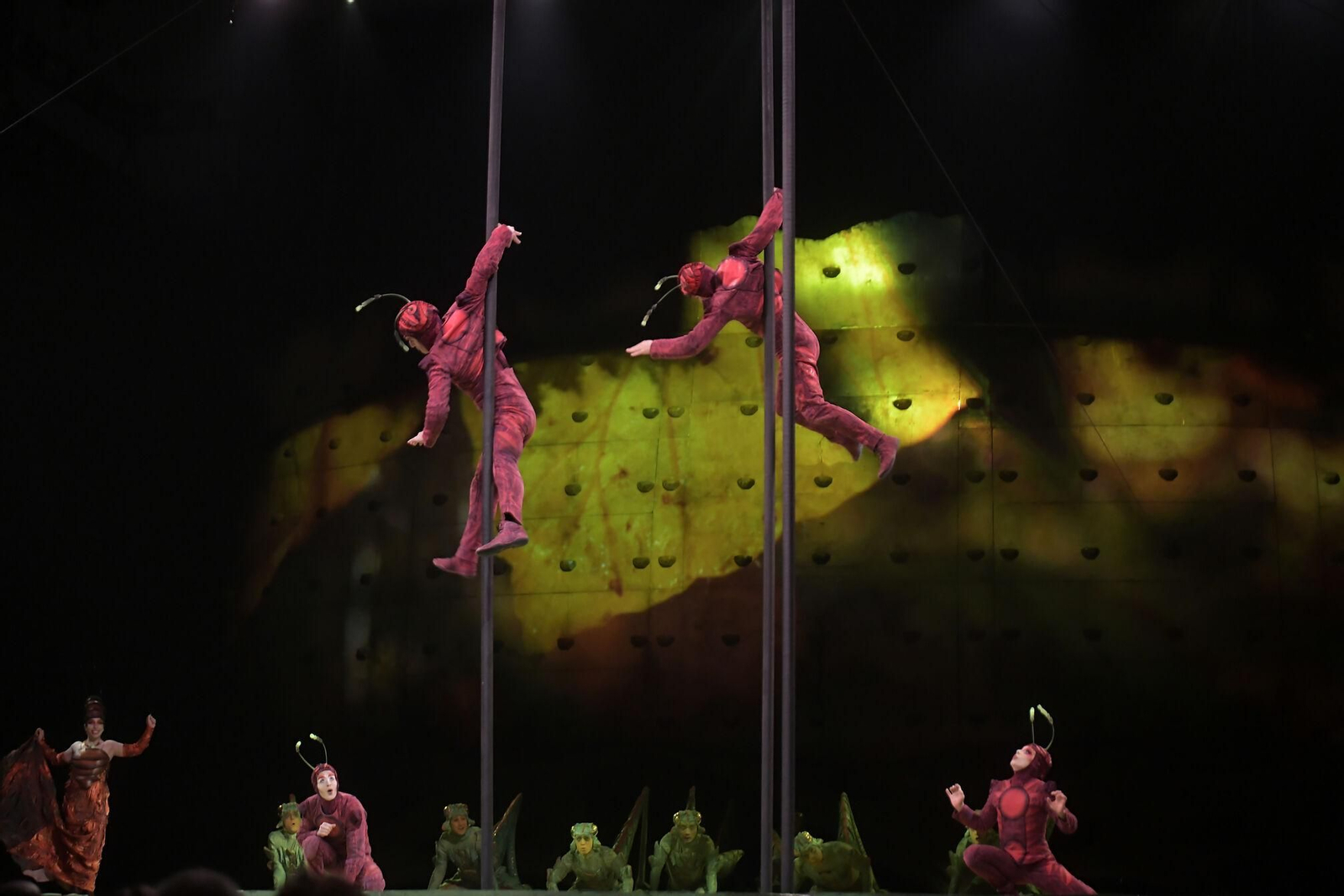 El Circo del Sol brilla en el Palacio de Deportes de Granada