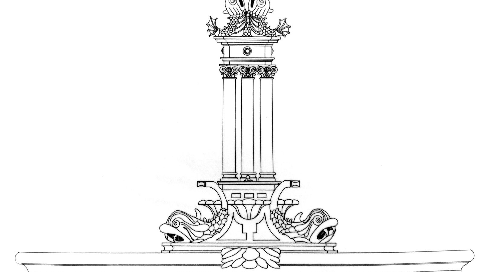 Alzado del proyecto de Perceval