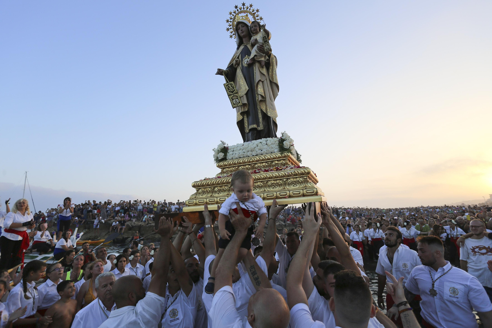 Las fotos de las procesiones de la Virgen del Carmen en Málaga