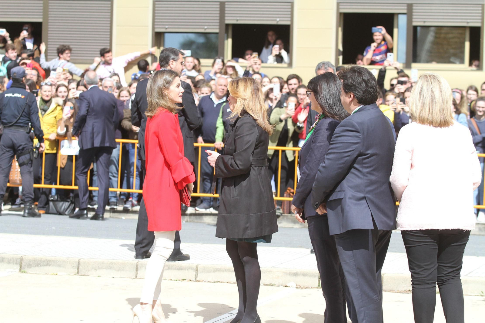 Imágenes de la visita de la reina Letizia a Huelva
