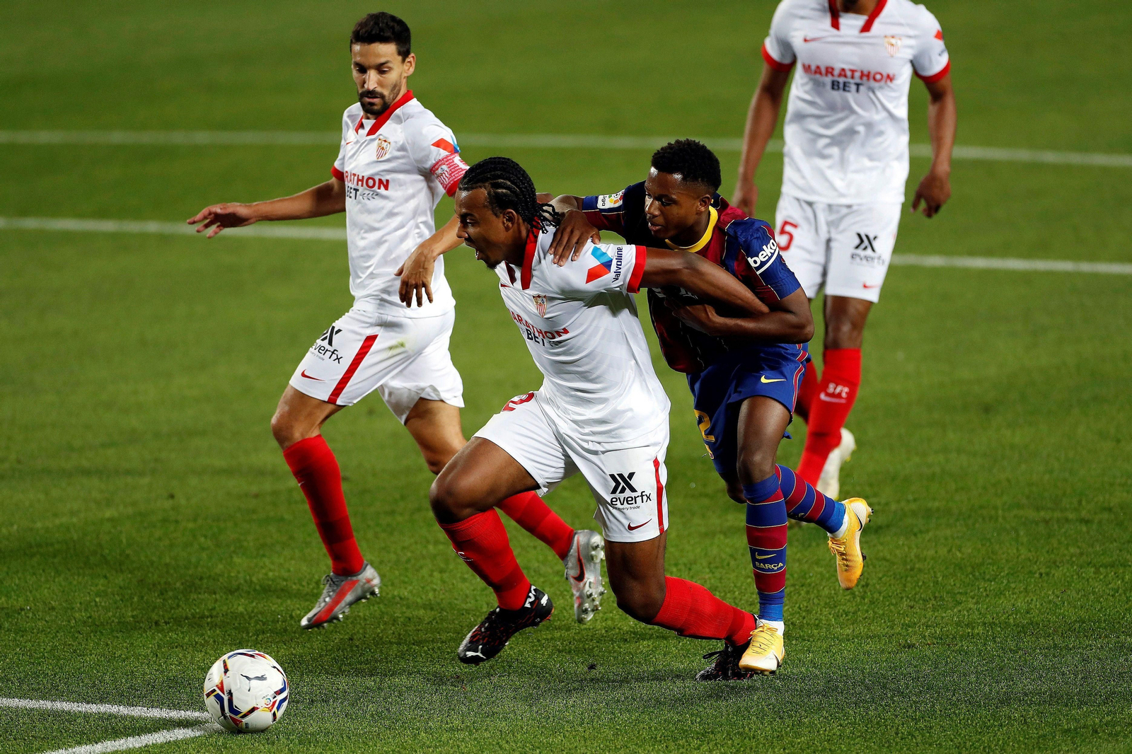 Las fotos del Barcelona-Sevilla