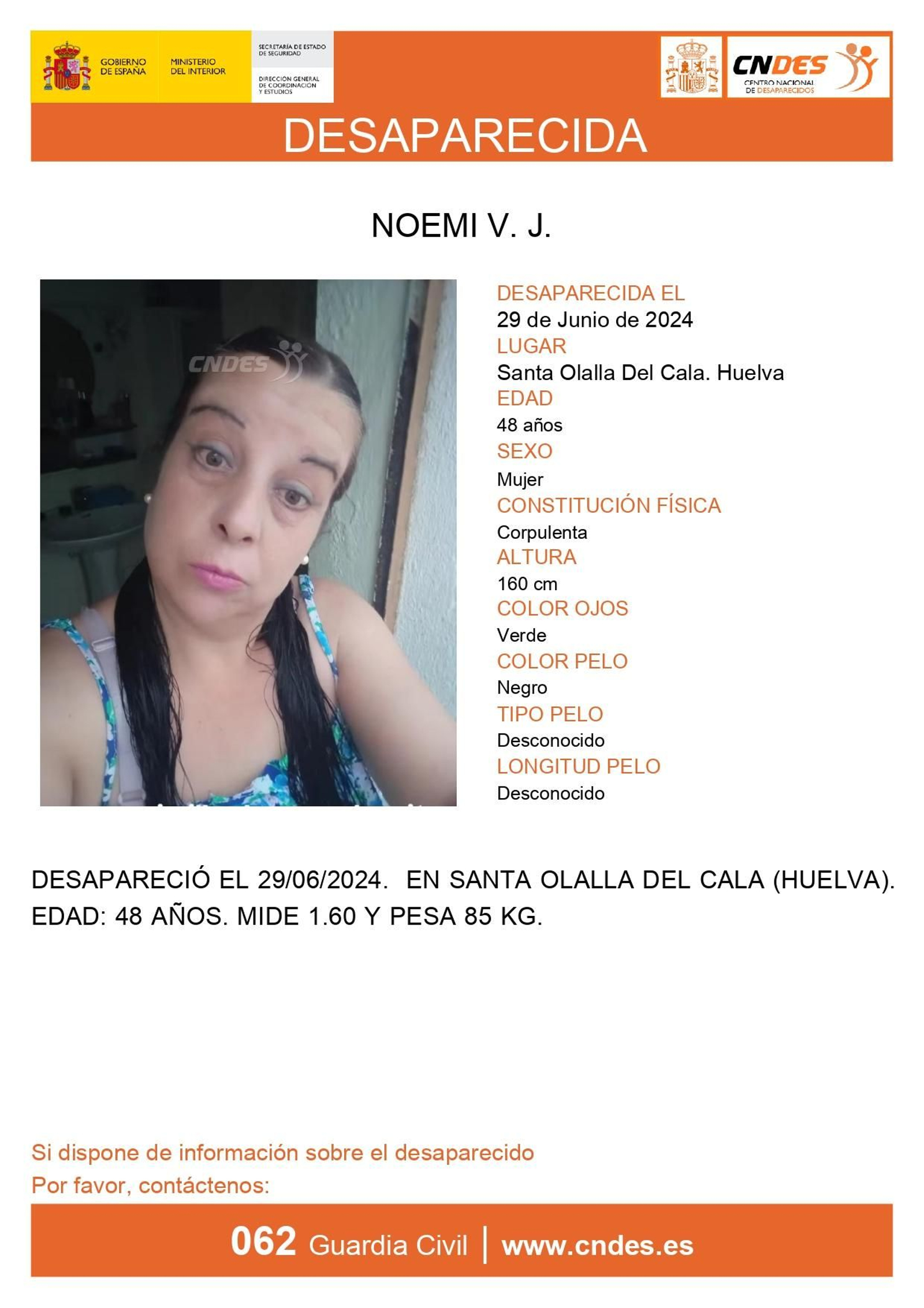 Cartel de la desaparición.