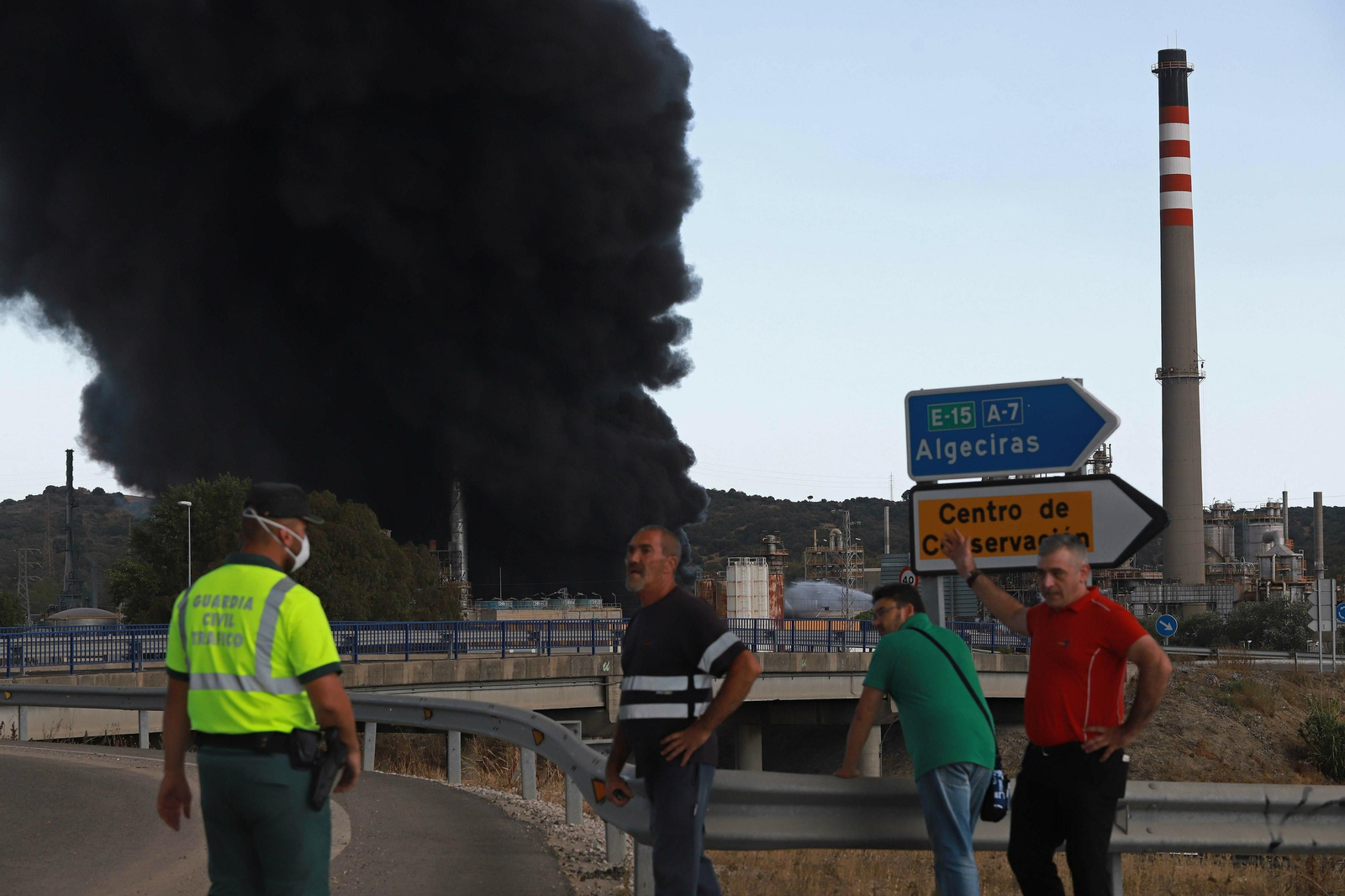 Incendio en la fábrica de Indorama