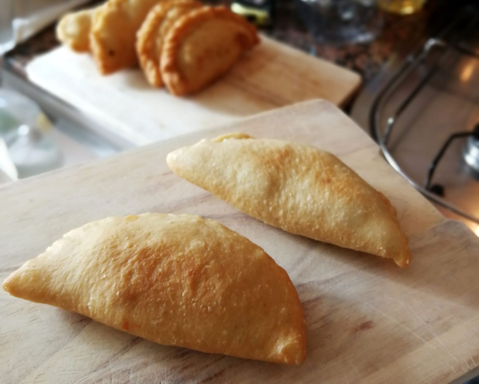 Panzerotti caseros.