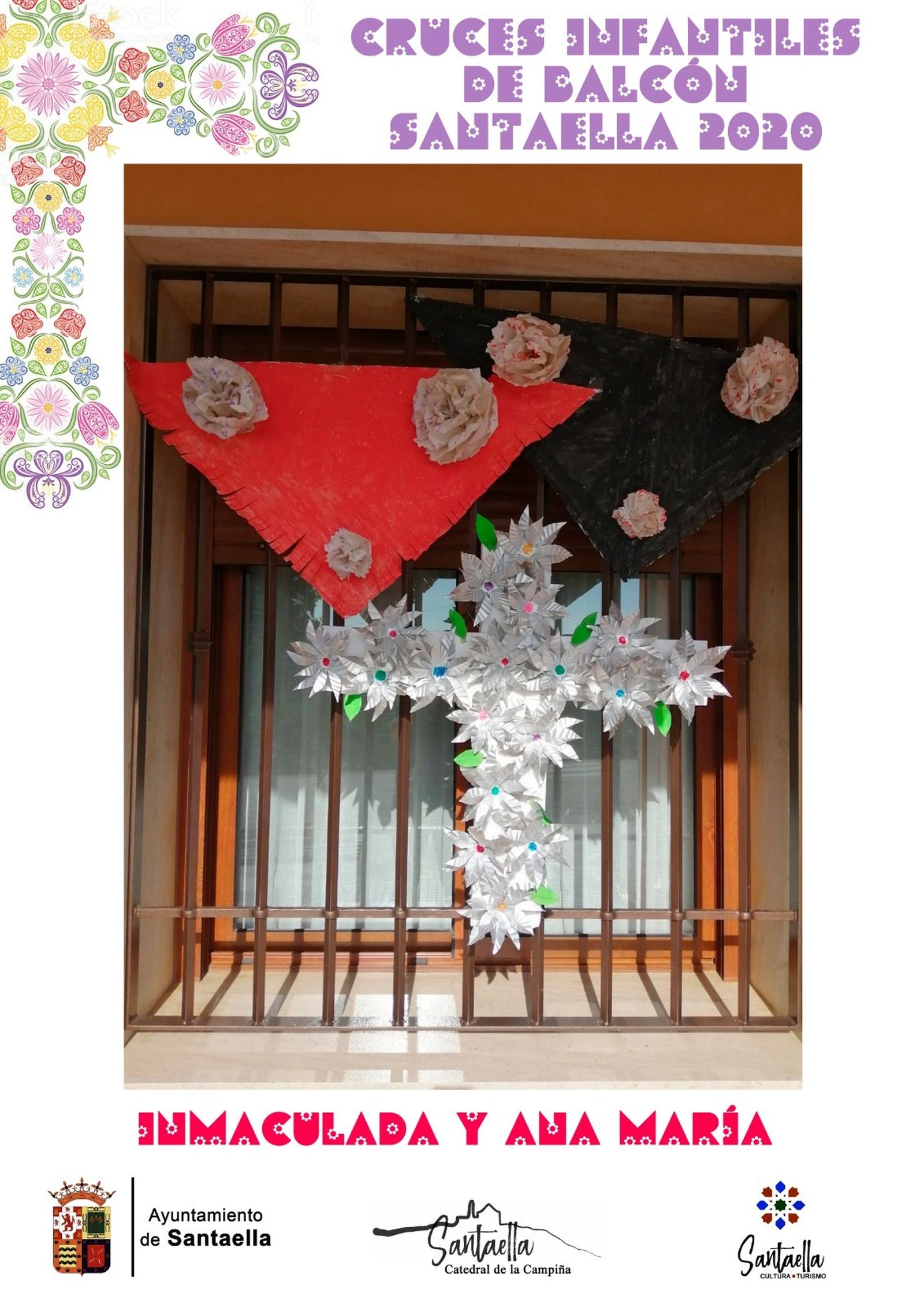 Así son las Cruces de Mayo de los niños de Santaella