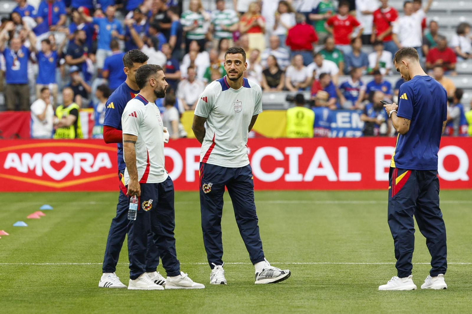 Las mejores imágenes del España - Francia