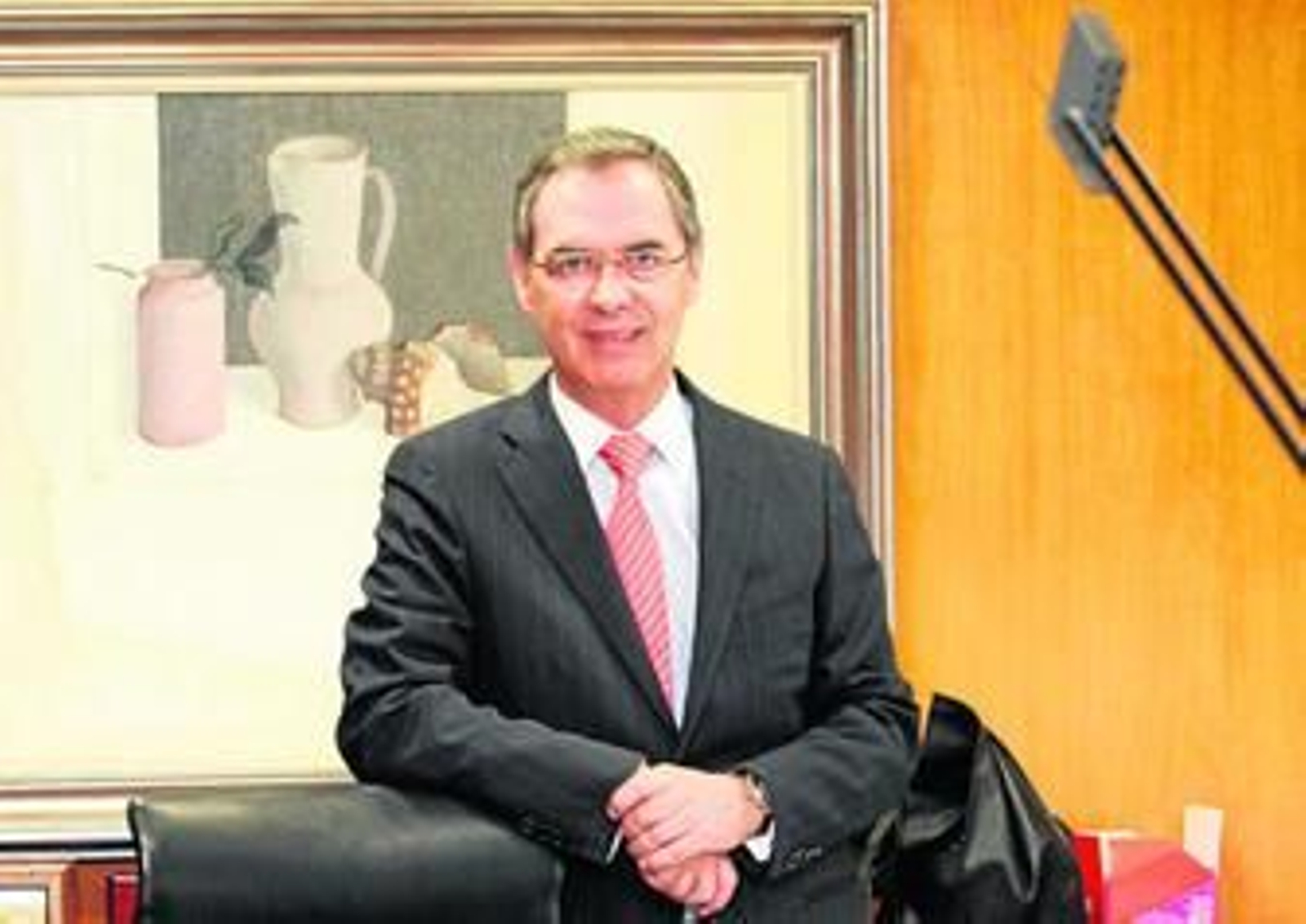 Francisco Cornejo posa en su despacho momentos antes de esta entrevista.