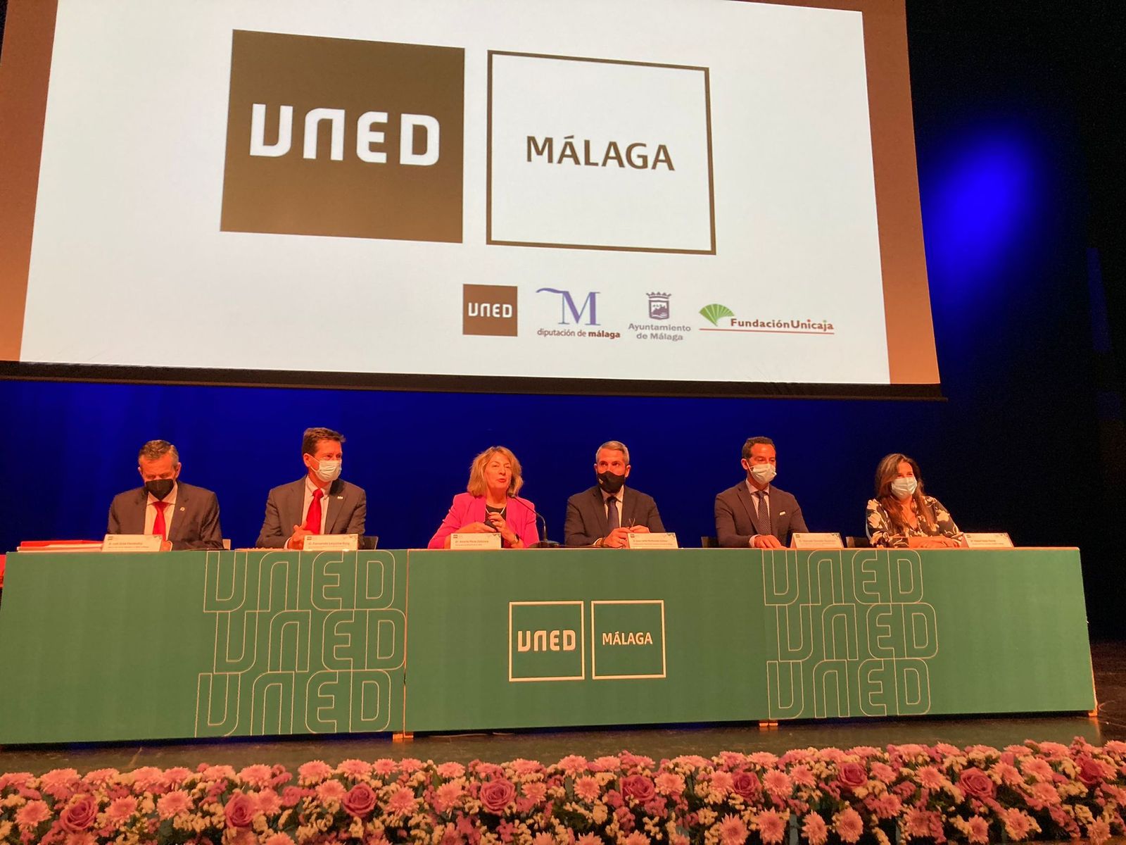 Acto de inauguración del curso de la UNED en Málaga