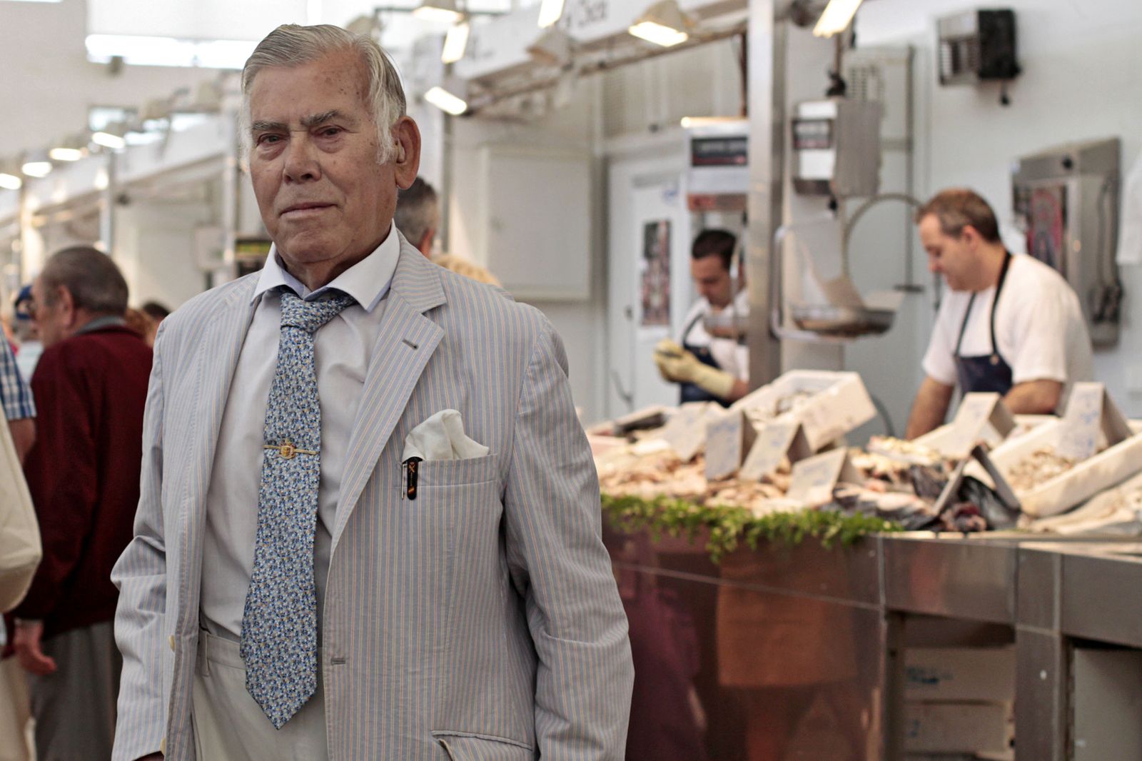 Una imagen de archivo de Curro en el mercado central.