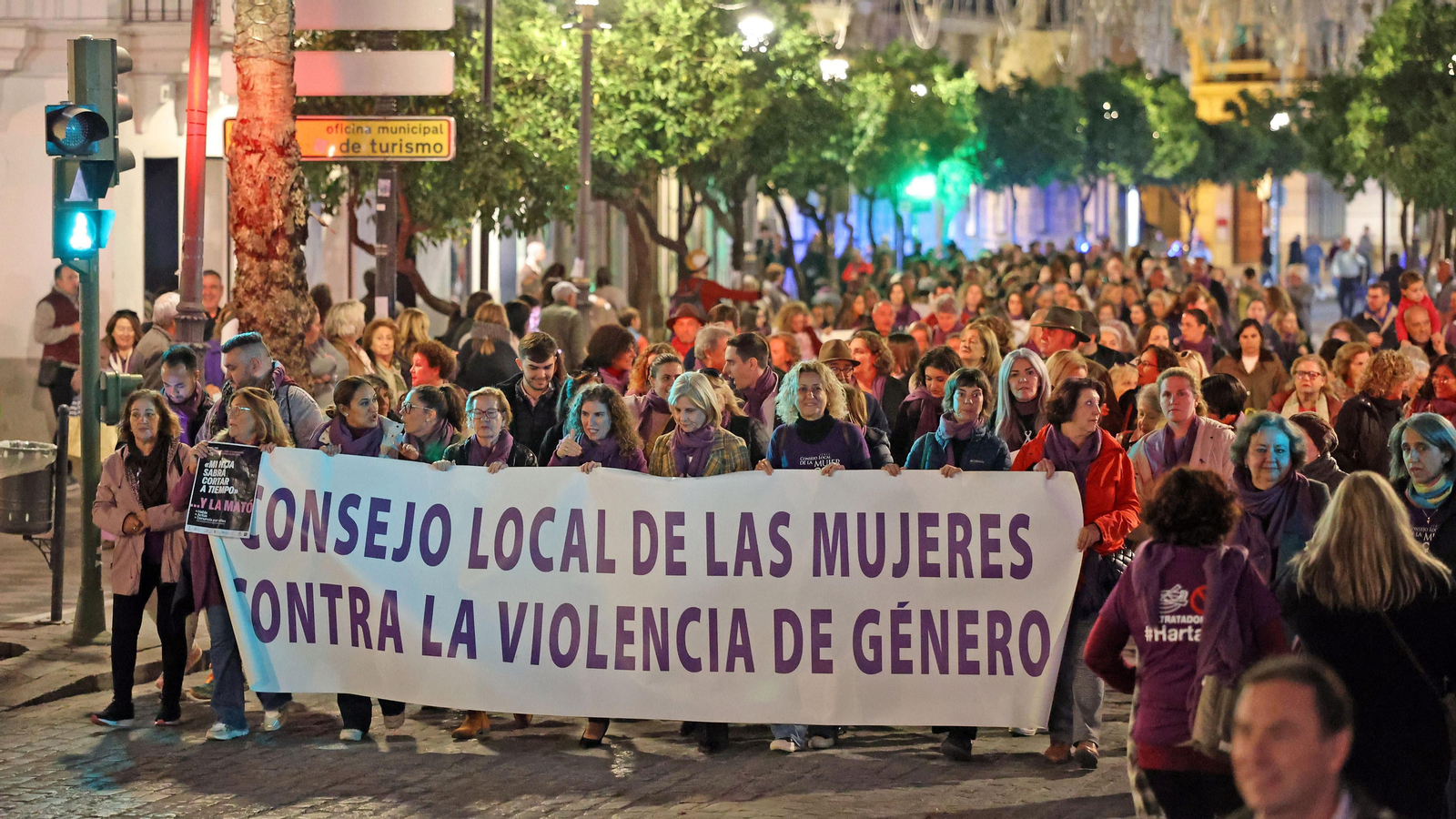 Manifestación en Jerez contra las Violencias Machistas