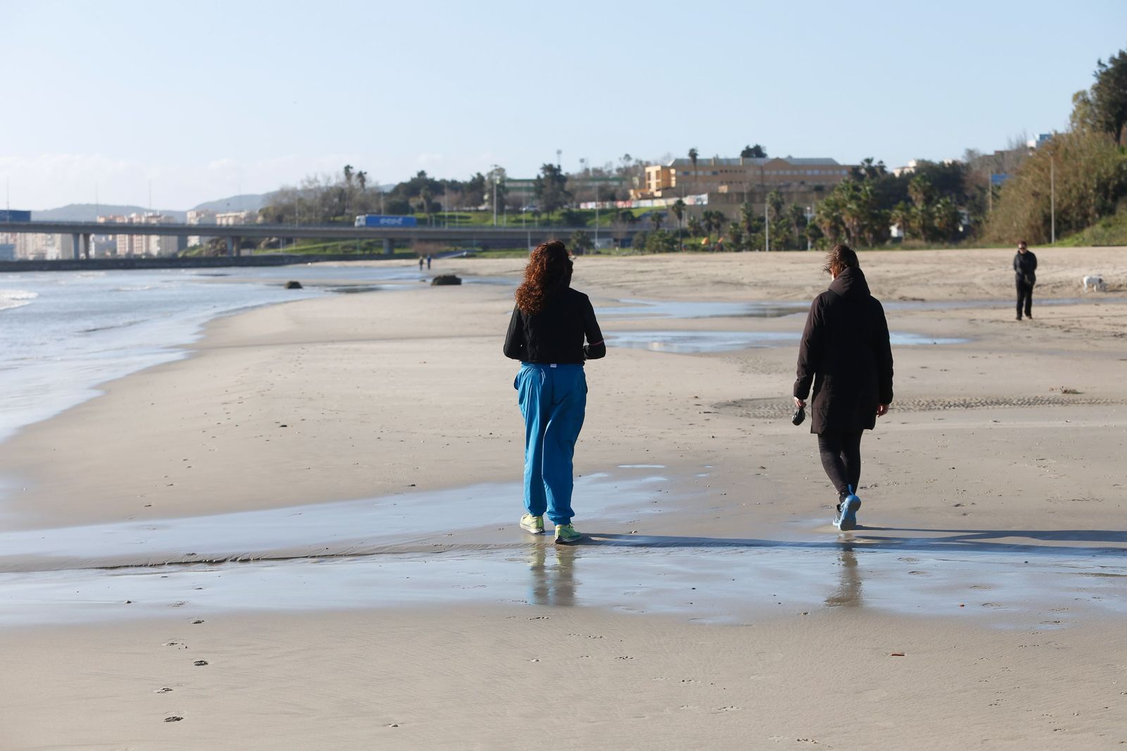 Las fotografías de los daños de las últimas borrascas en las playas de Getares y El Rinconcillo, en Algeciras