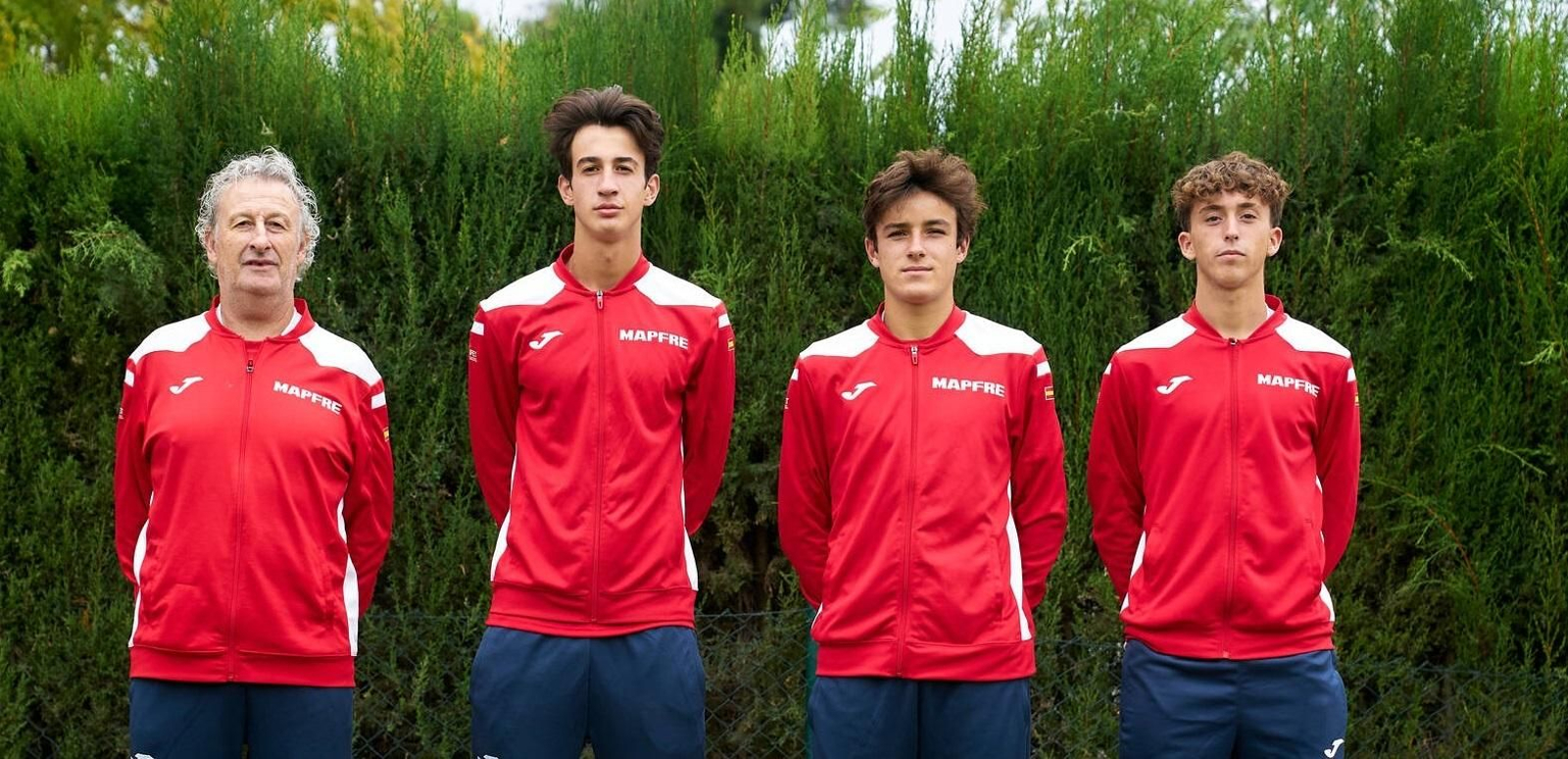 El combinado español, en la Copa Davis Junior.