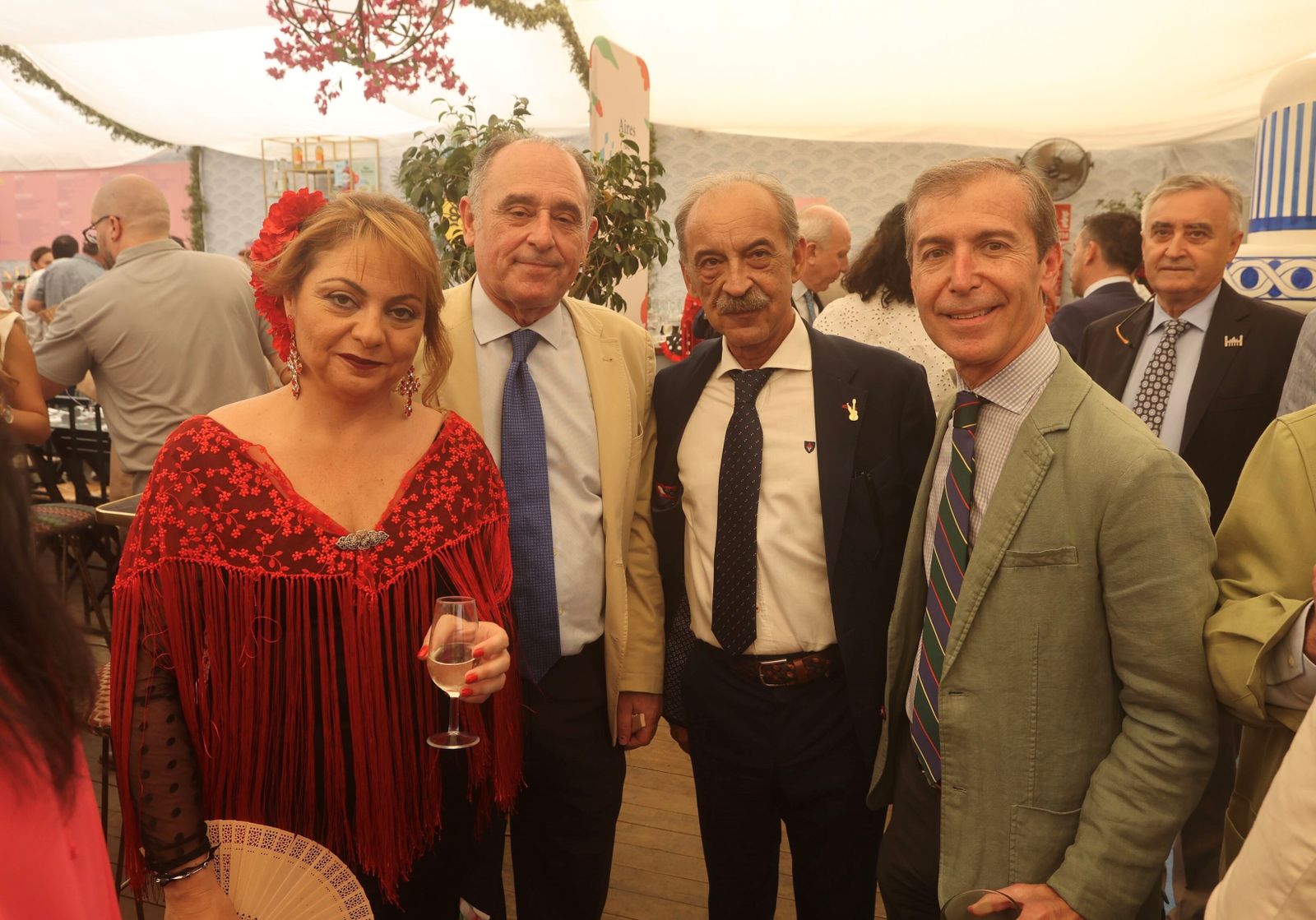 Recepción de Viamed en la Feria de Sevilla