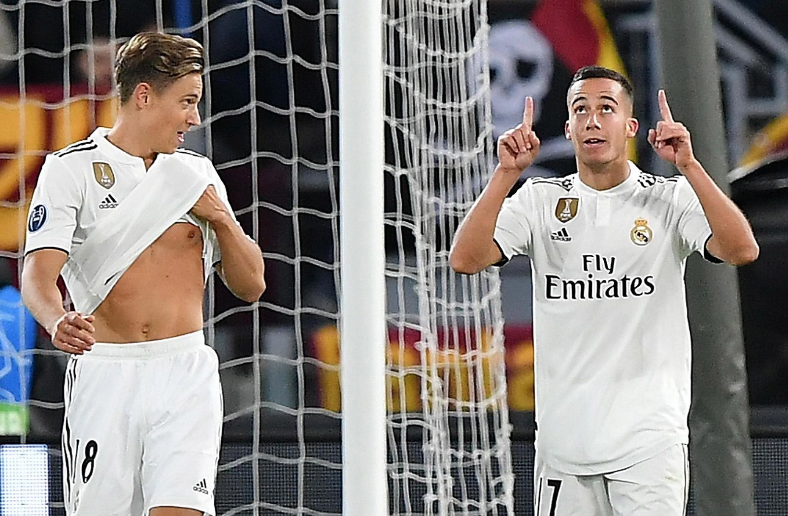 Las imágenes de la Roma-Real Madrid