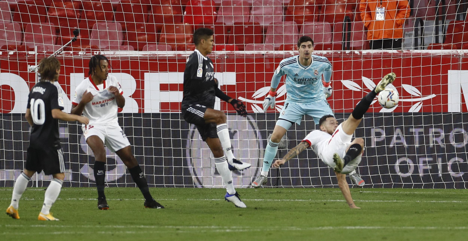 Las imágenes del Sevilla -Real Madrid