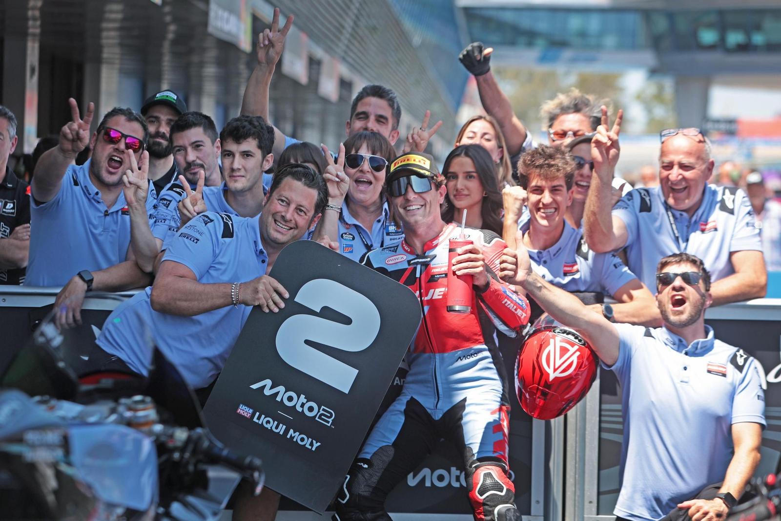 Imágenes de la Pole de Moto2 en el Gran Premio de Jerez 2025