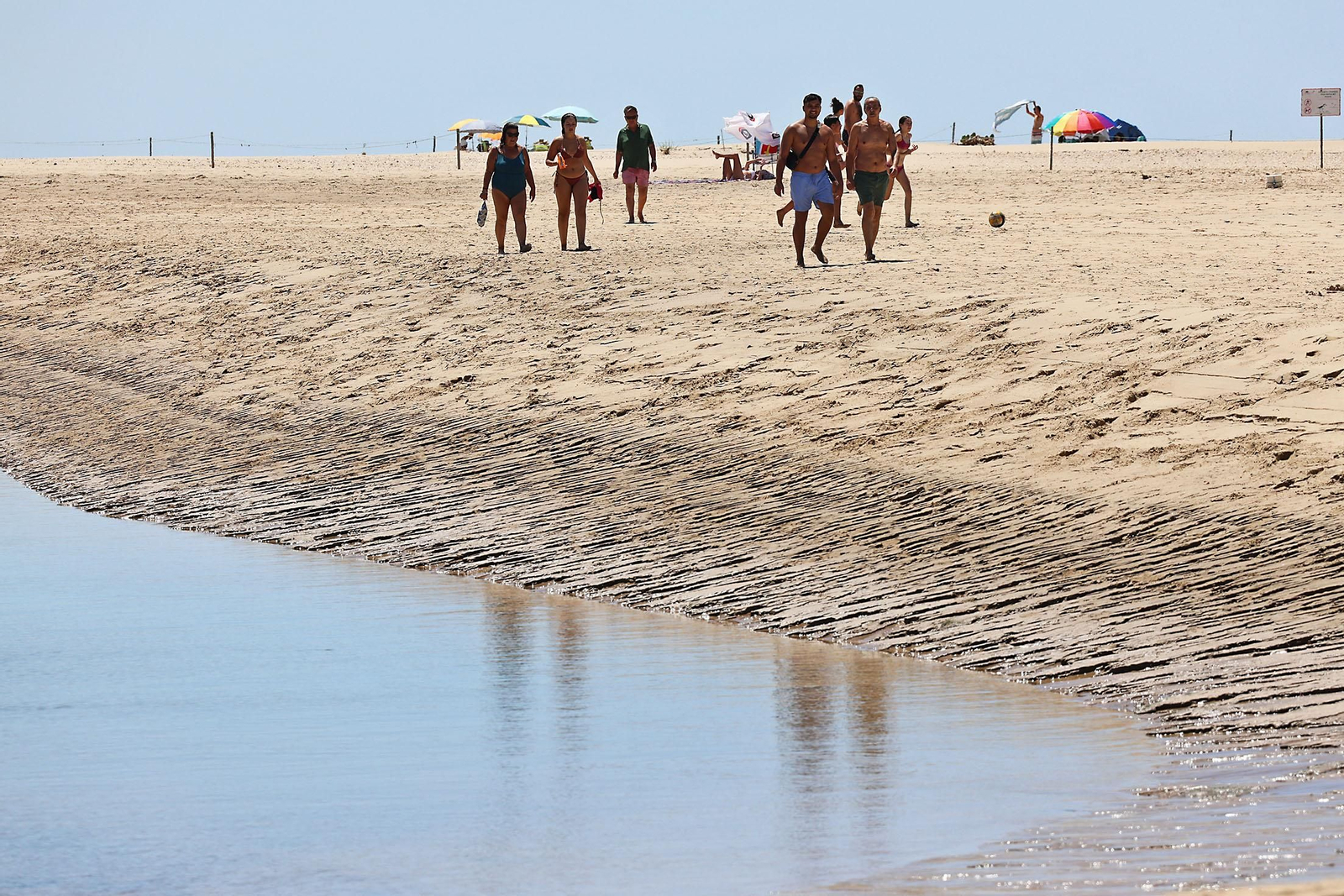 Las imágenes del domingo de playa en Huelva