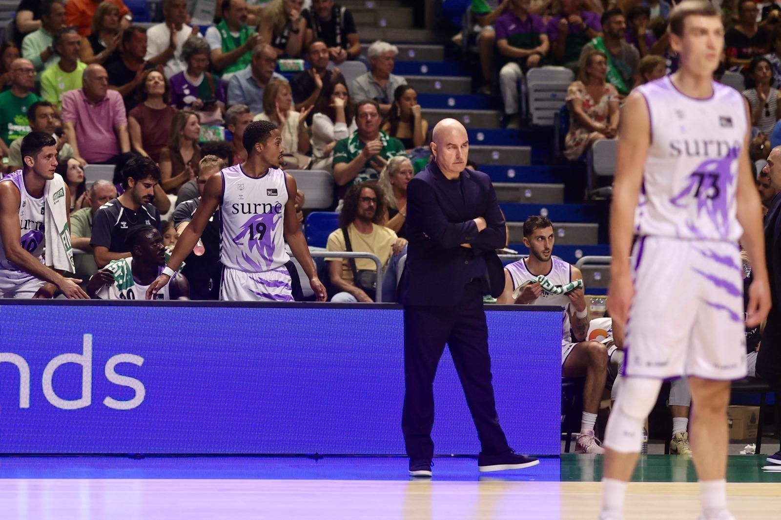 Ponsarnau, con Pantzar en el banquillo.