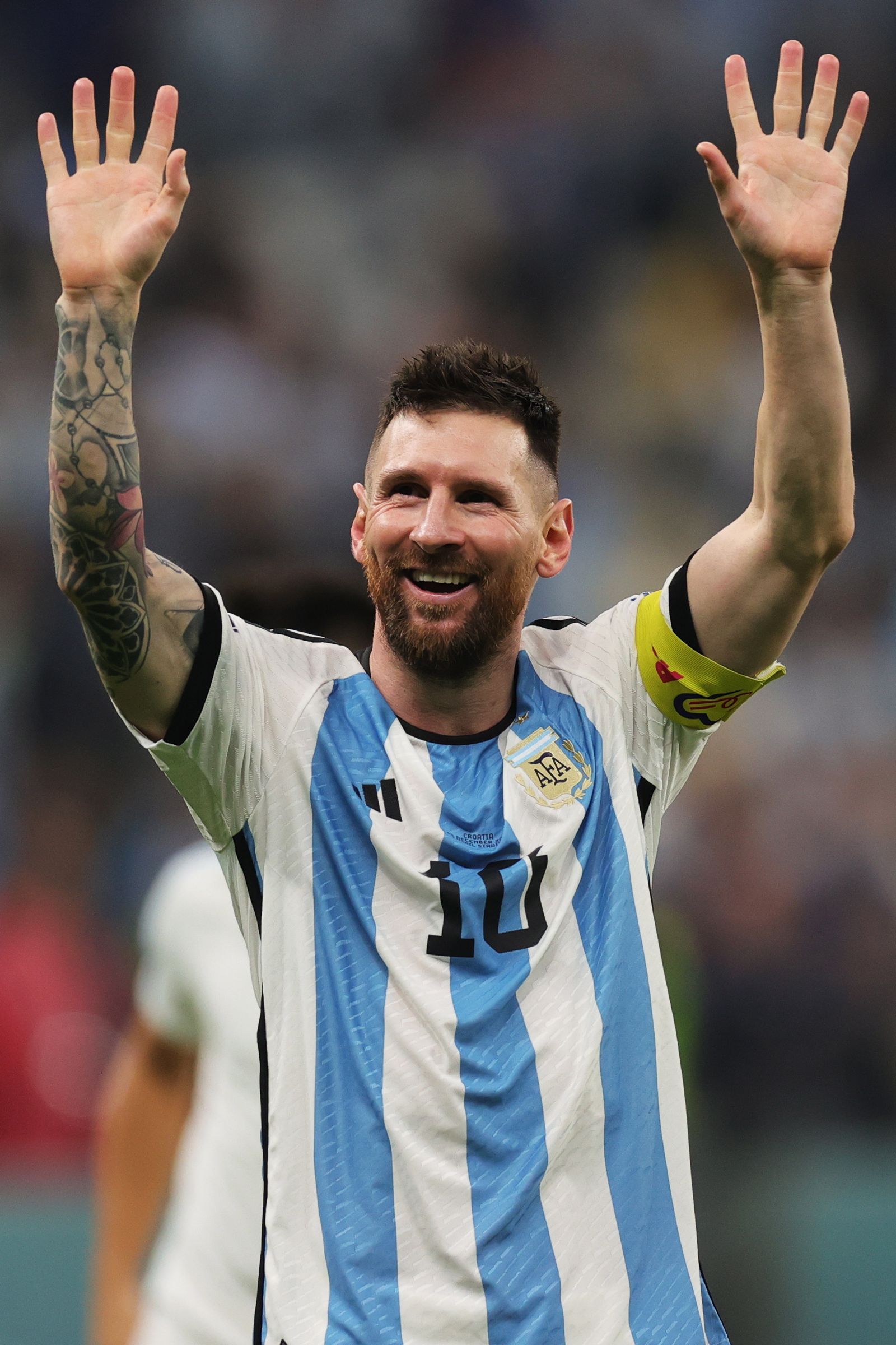 Las fotos de Messi contra Croacia