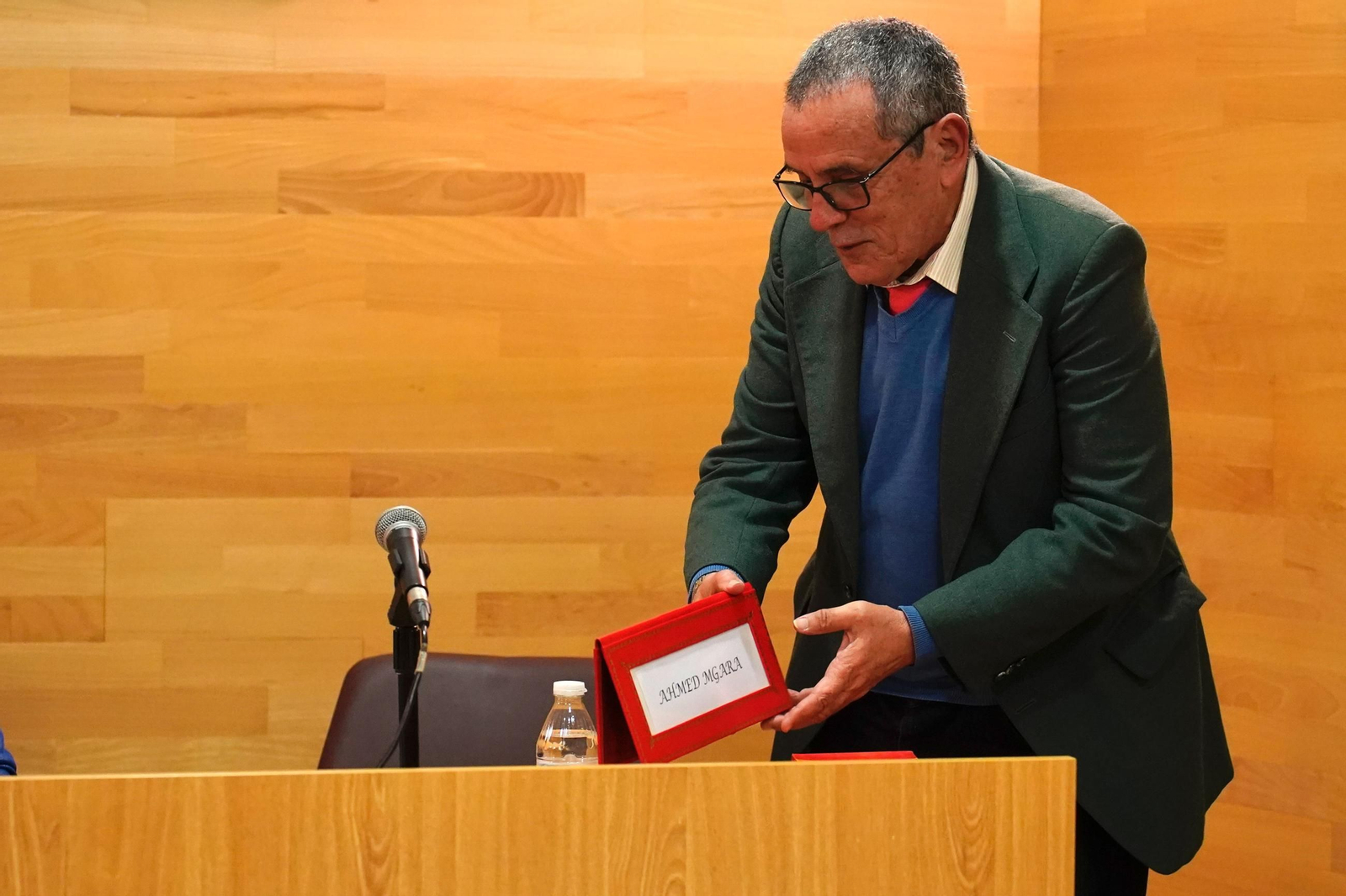 Fotos del homenaje al hispanista Ahmed Mgara