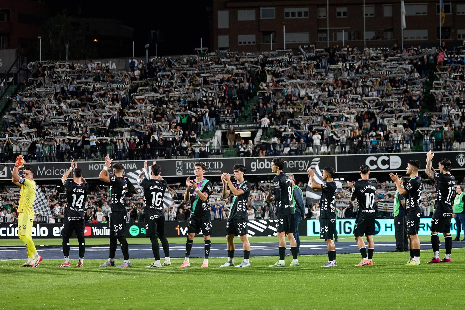 El Castellón-Málaga CF, en fotos