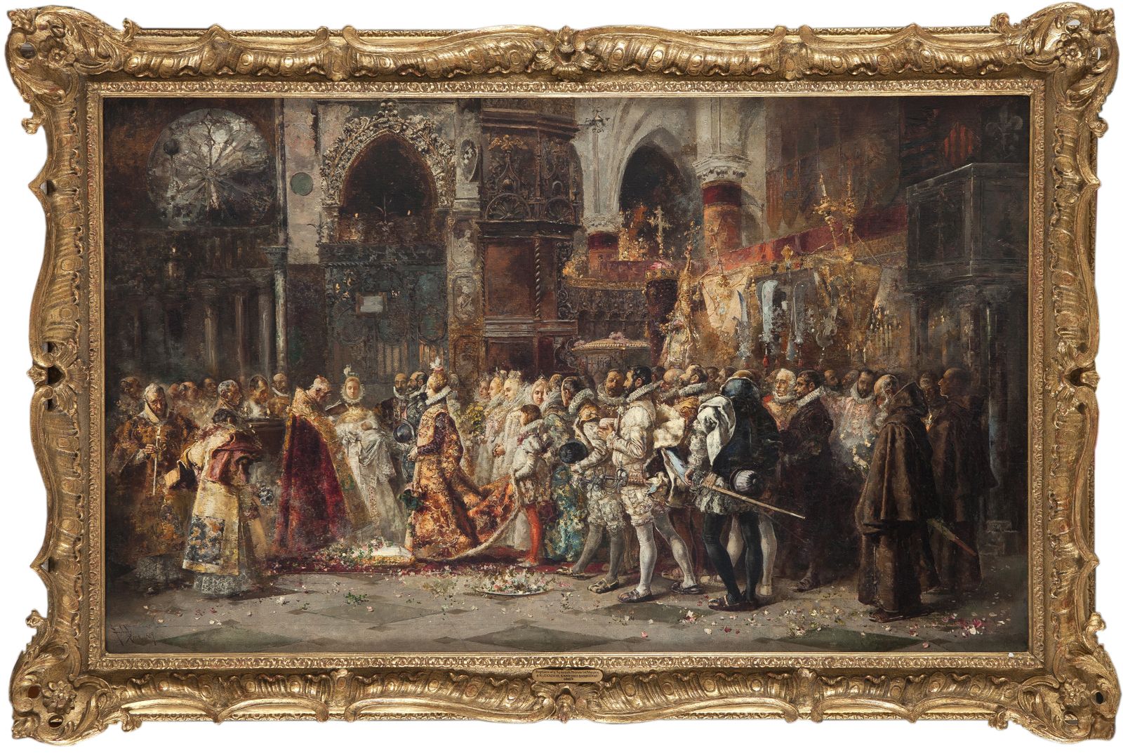 'Bautizo de un príncipe español en Venecia'.