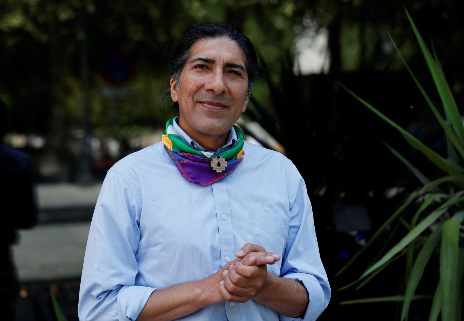 El ex candidato a la Presidencia de Ecuador, activista y ahora investigador Yaku Pérez.