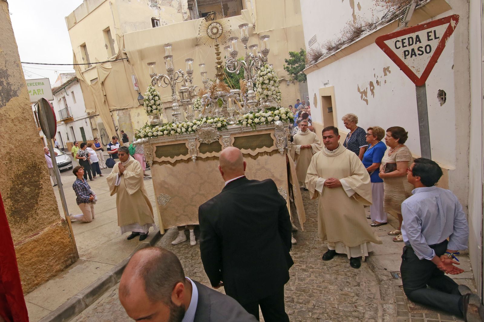 Imágenes de la procesión del Corpus de Minerva 2019
