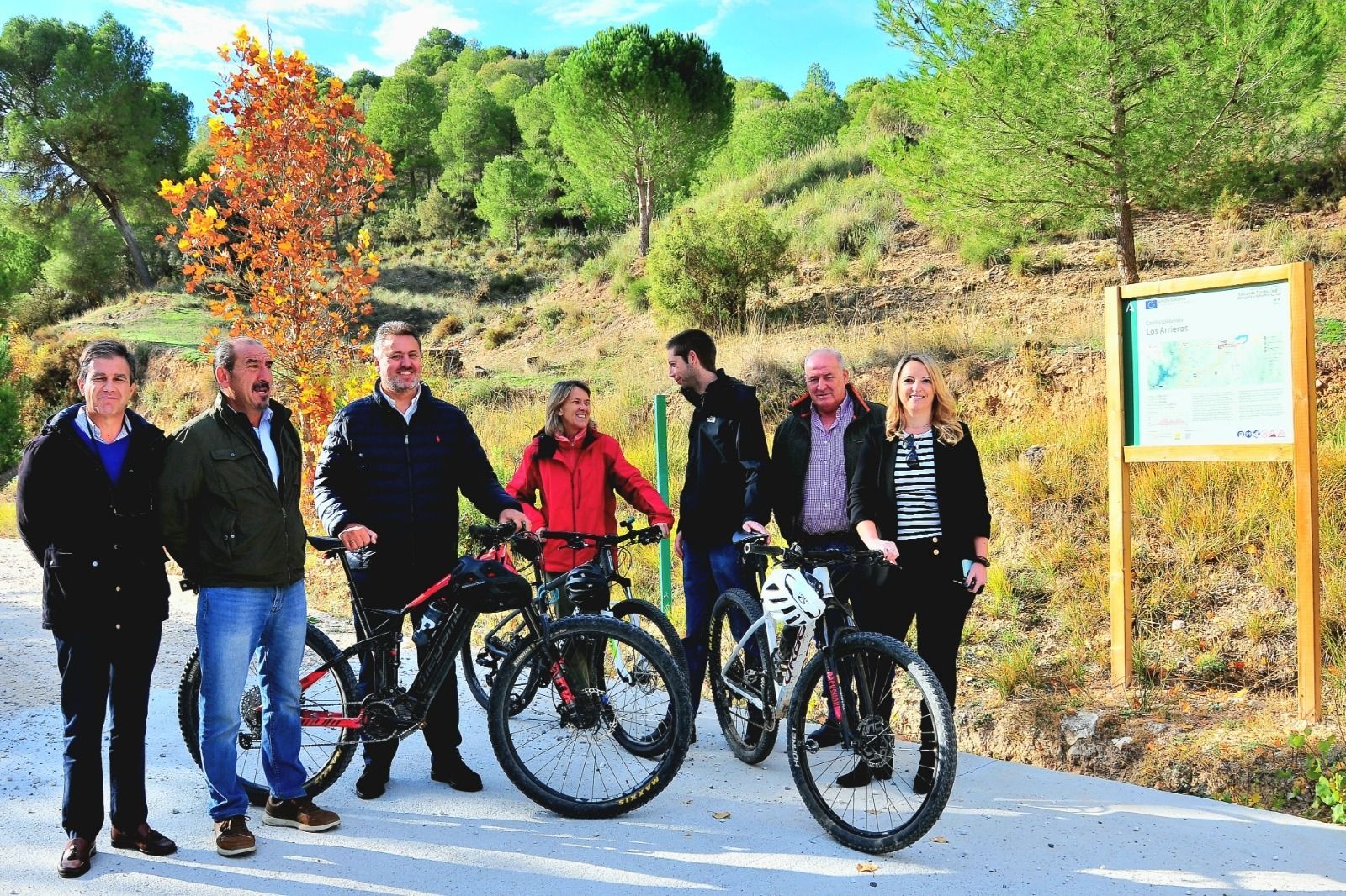 Abren un carril ciclista en el Parque Natural de las Sierras de Tejeda, Almijara y Alhama