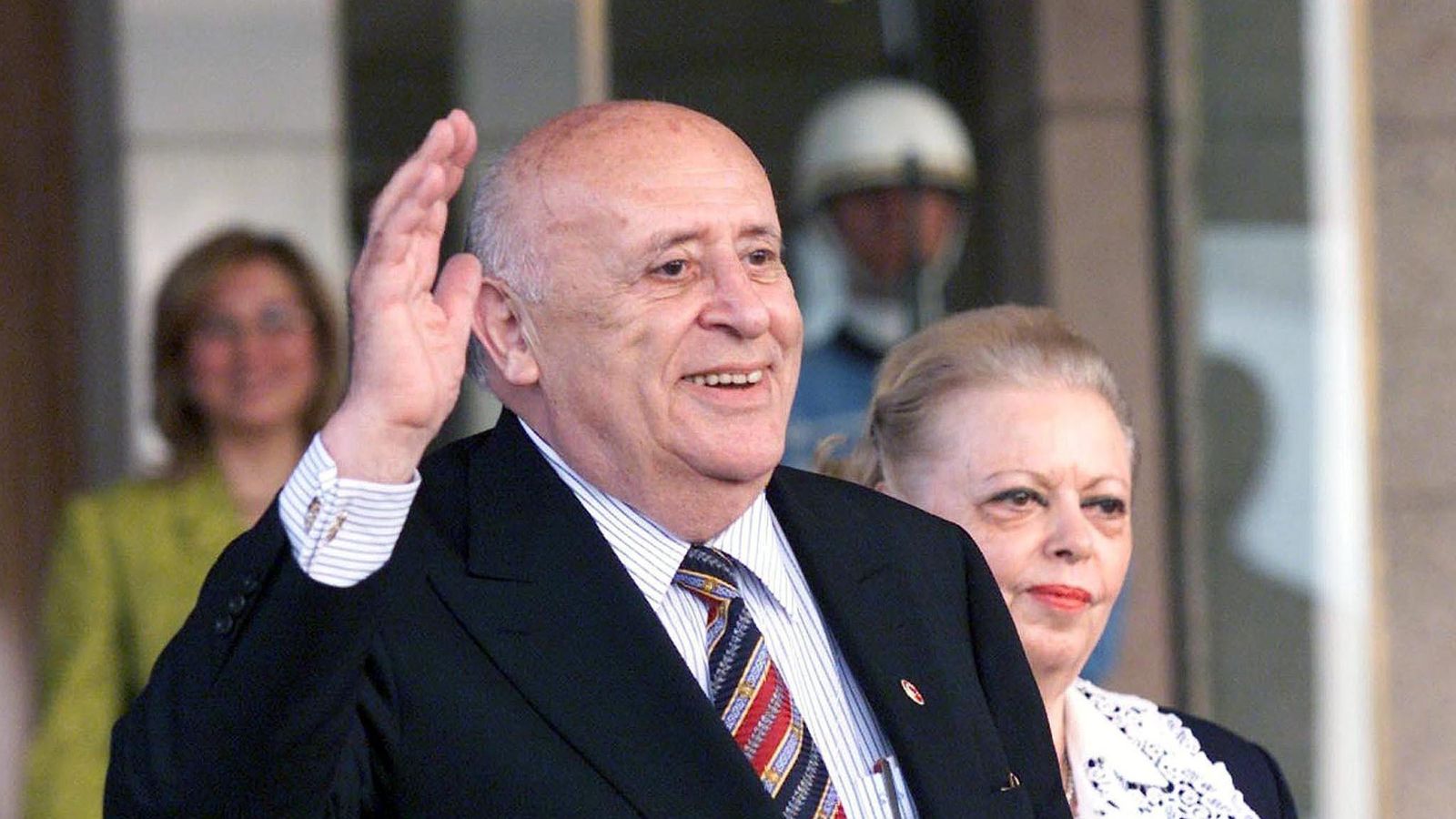 Suleyman Demirel, presidente de Turquía en 1993.
