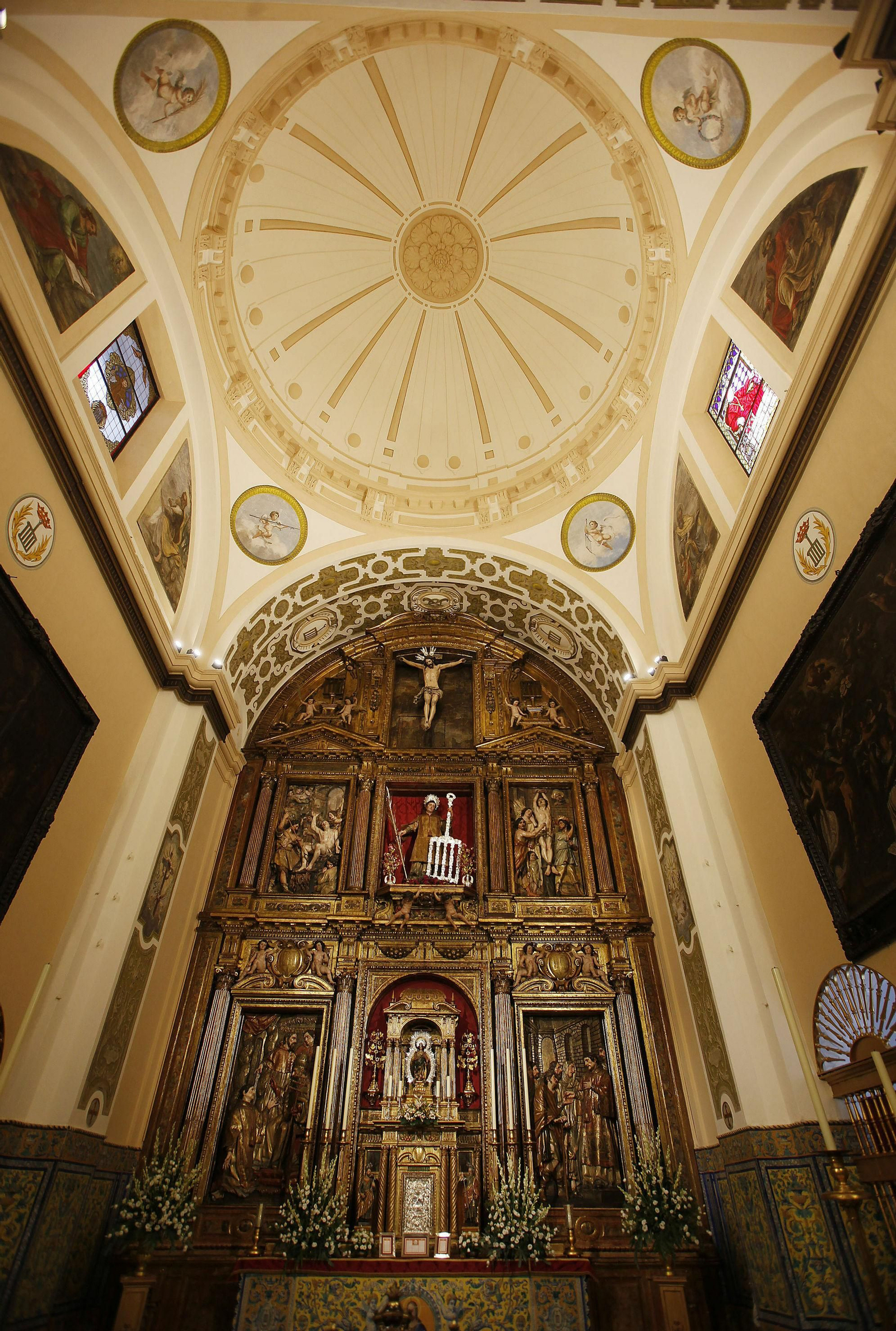 Retablo de la Iglesia de San Lorenzo.