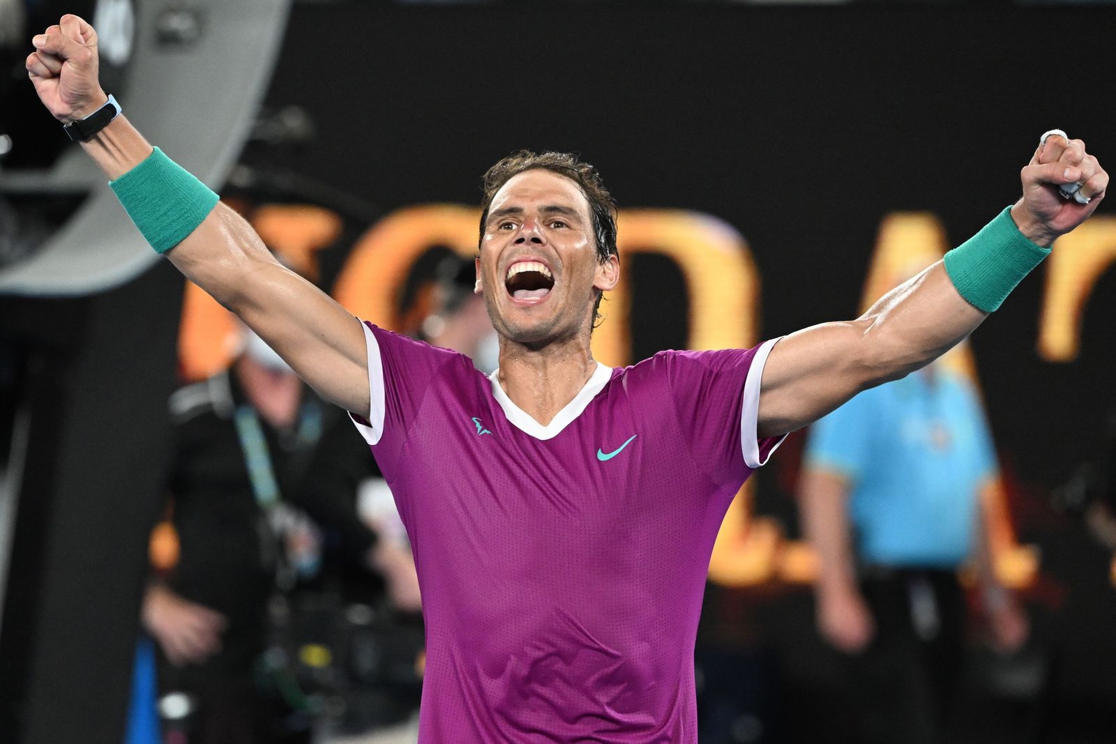 Las imágenes del histórico triunfo de Nadal sobre Medvedev (y 8)