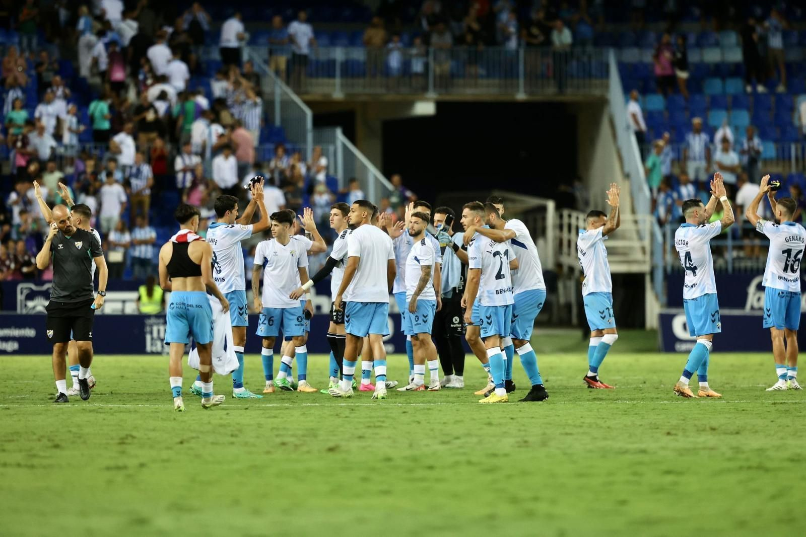 El Málaga CF - Recreativo Granada, en imágenes