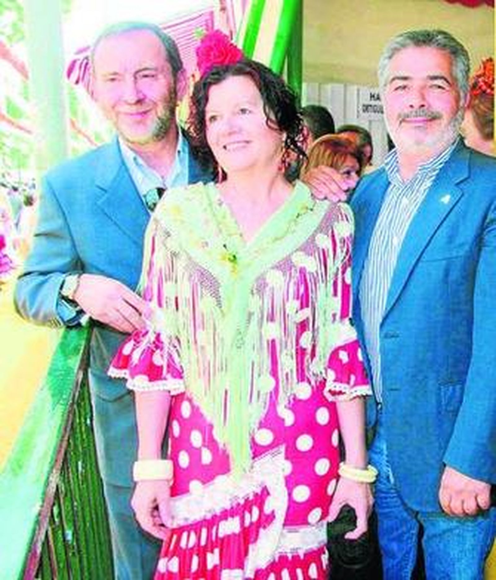 Antonio Vela y José María Morillo, en la Feria de 2009.