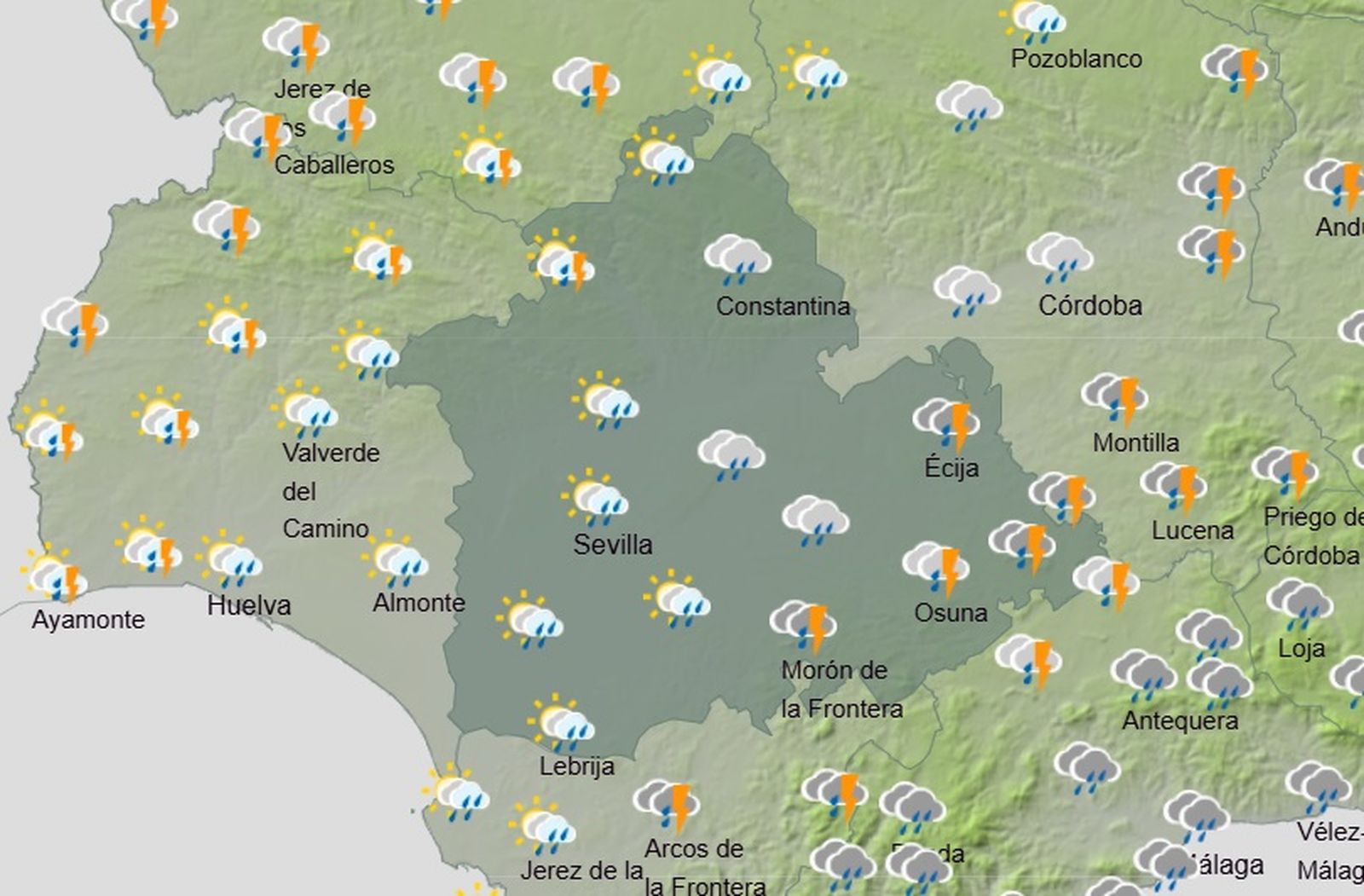 Un nuevo frente dejará lluvias en la provincia tras el paso de Herminia.