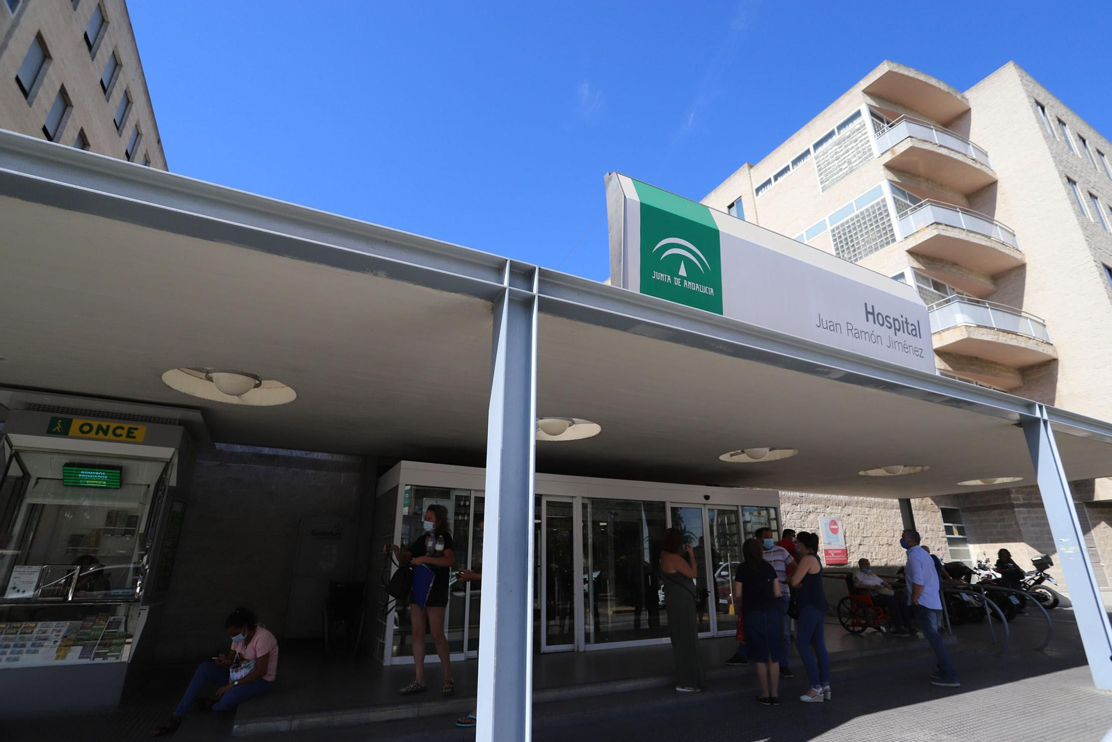 Accesos del hospital Juan Ramón Jiménez de Huelva