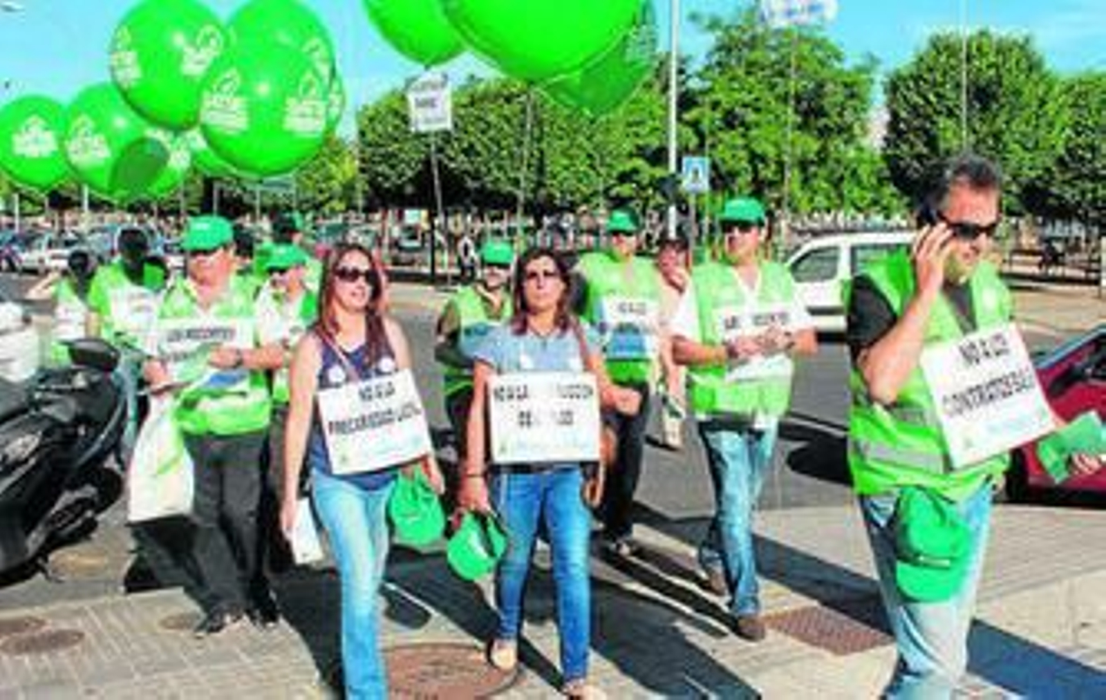 Protesta del Sindicato de Enfermería (Satse) en Córdoba.