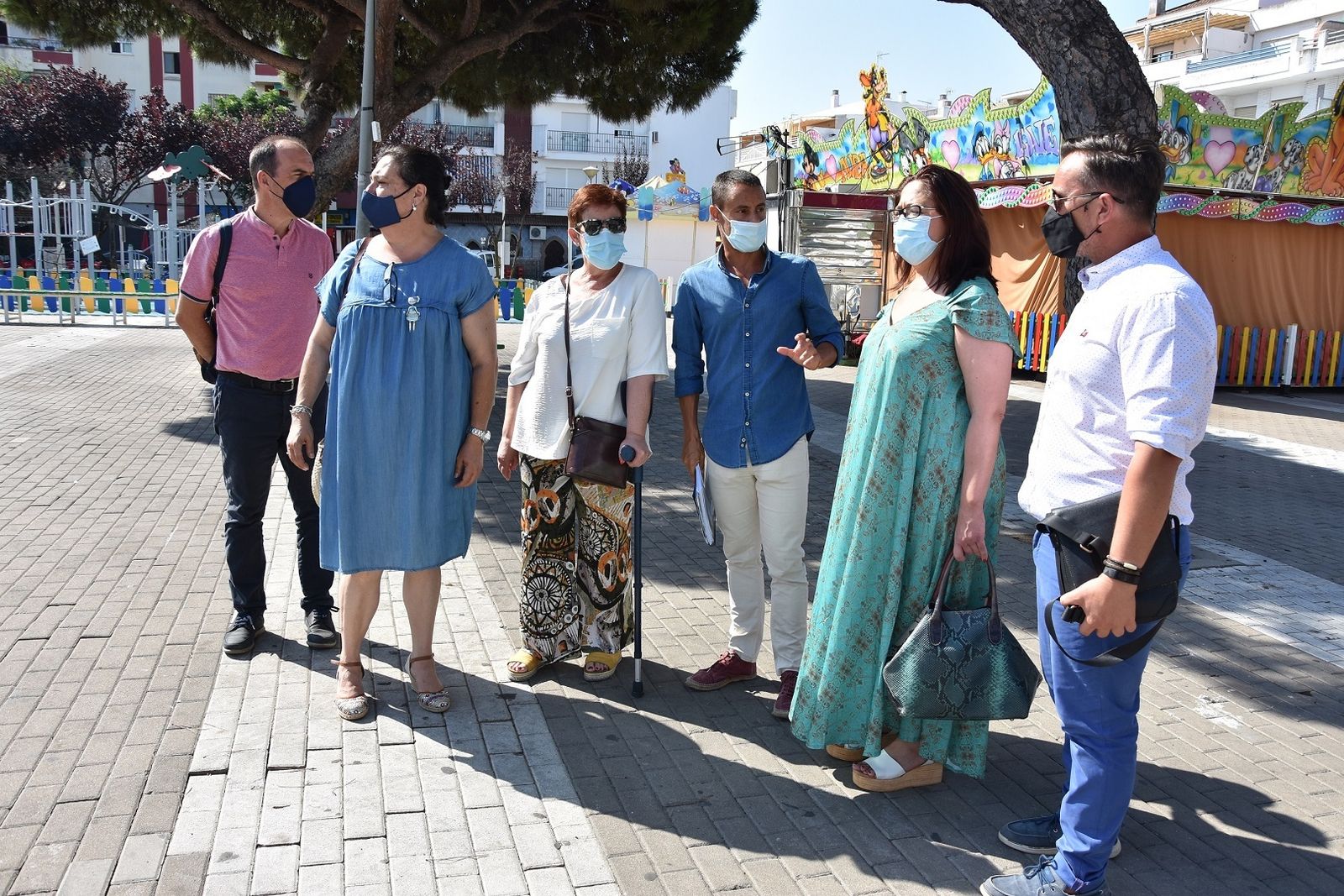 Presentación del plan de renovación a la que ha acudido la alcaldesa Aurora Águedo